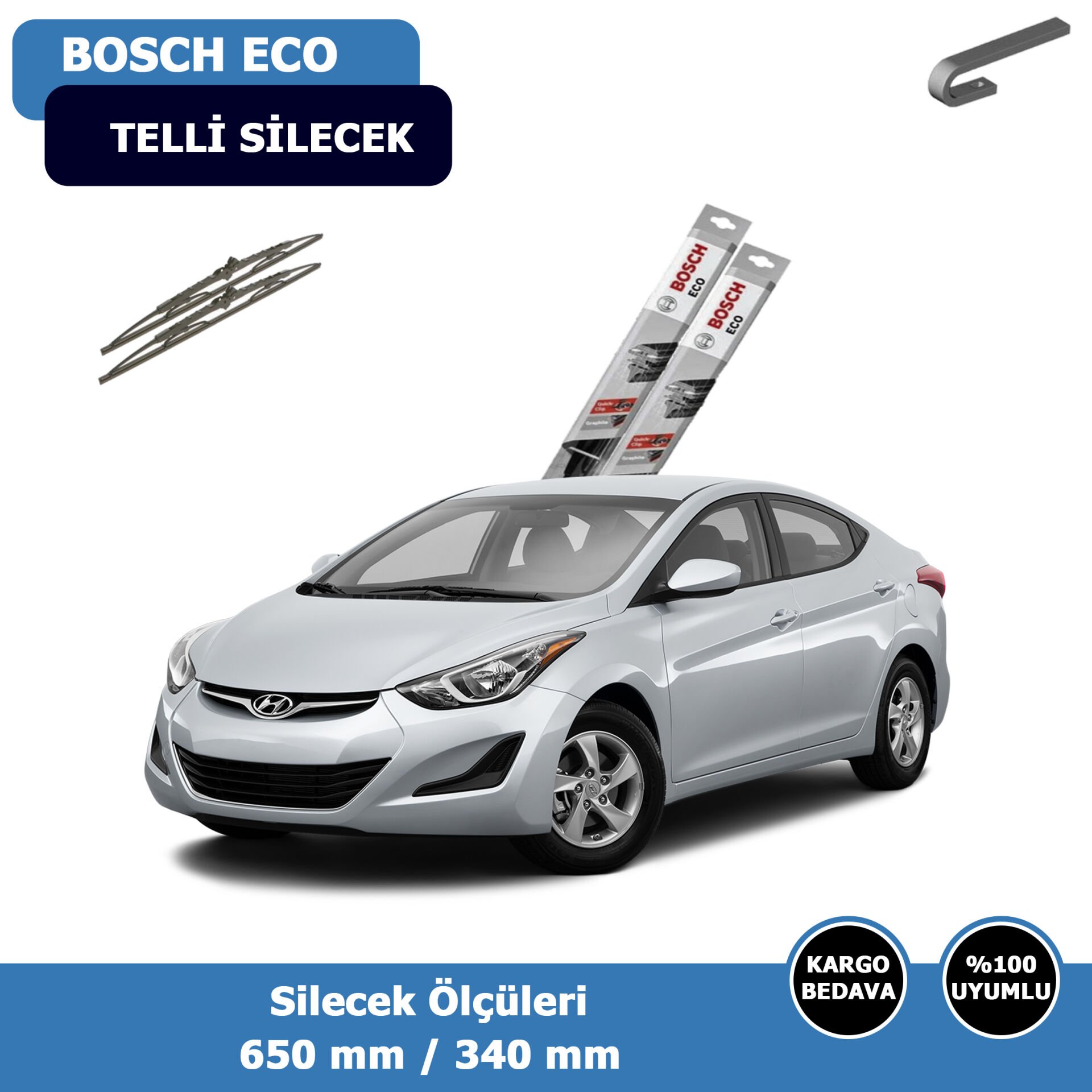Hyundai Elantra Ön Silecek Süpürgesi (2011-2015)Bosch