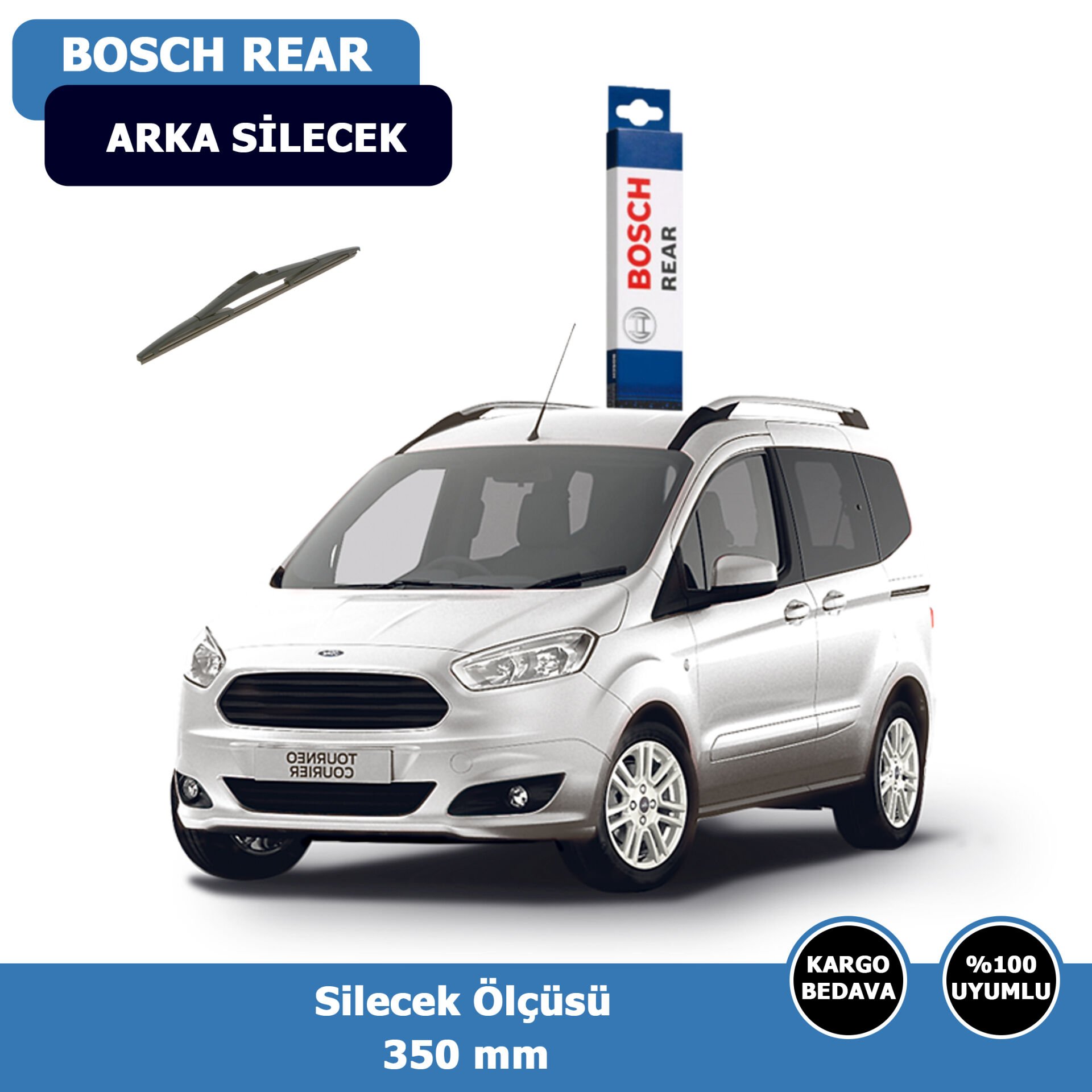 Ford Courier Arka Silecek Süpürgesi (2014-2022)Bosch