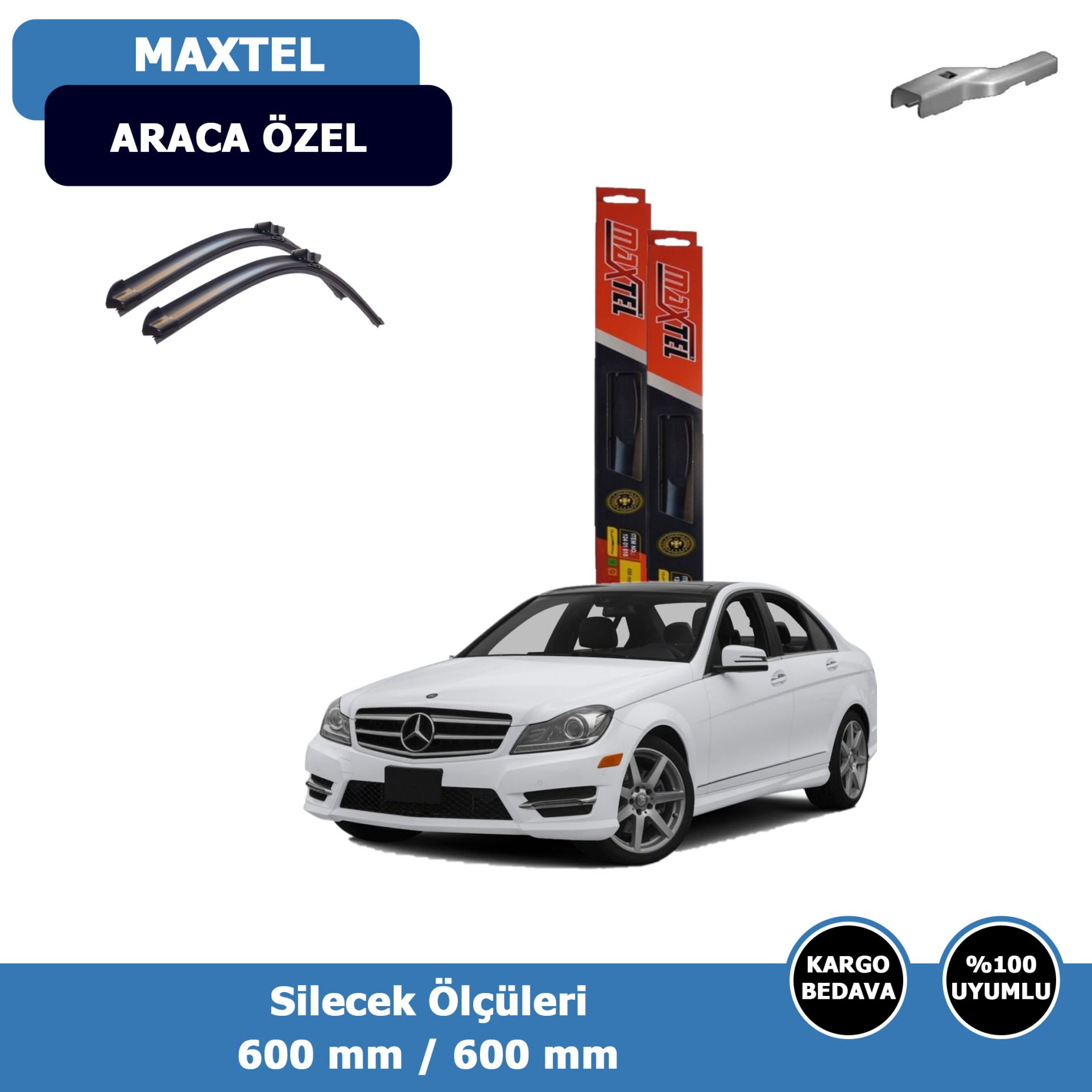 Mercedes C Serisi W204 Ön Silecek Süpürgesi (2013-2014)Maxtel