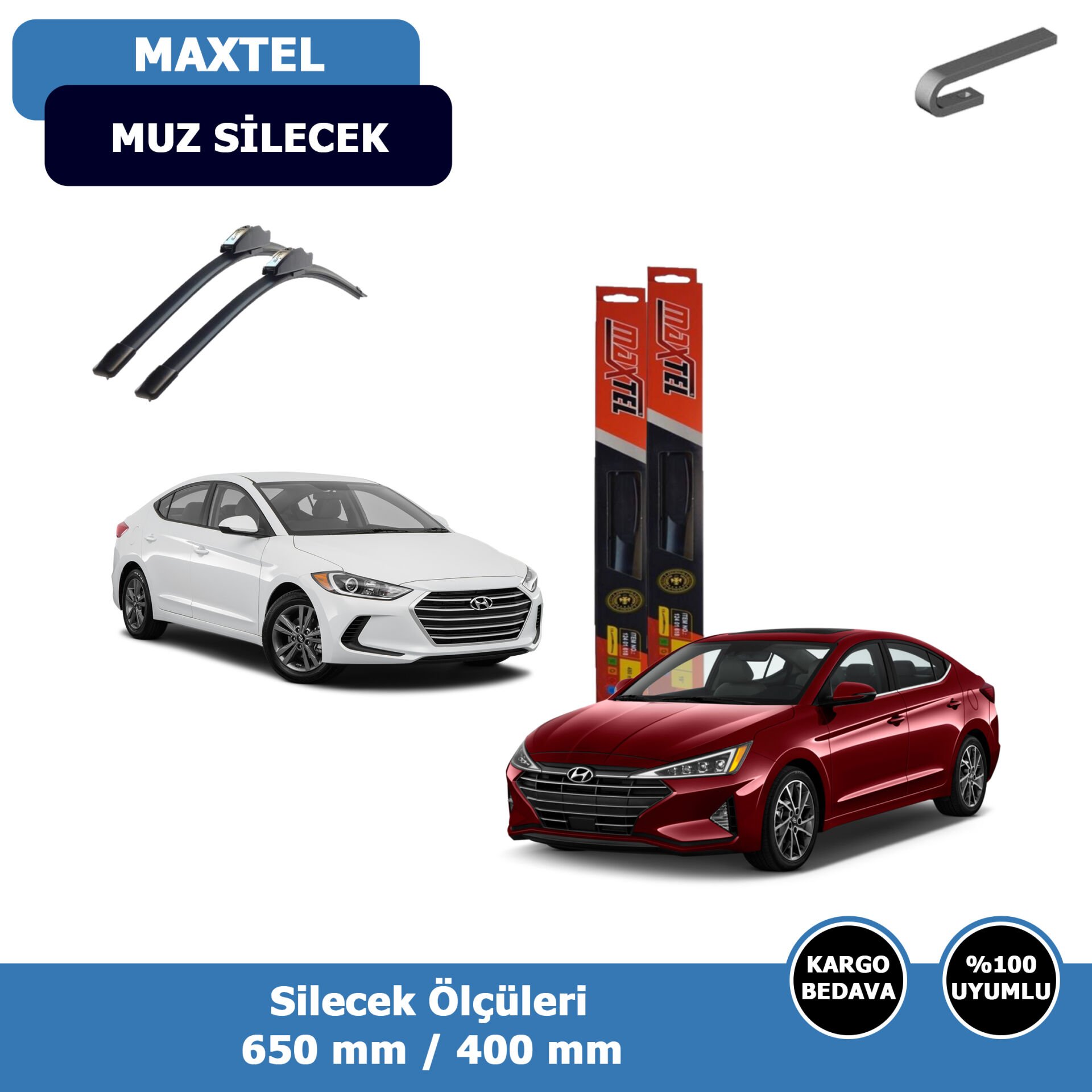 Hyundai Elantra Ön Silecek Süpürgesi (2016-2020)Maxtel