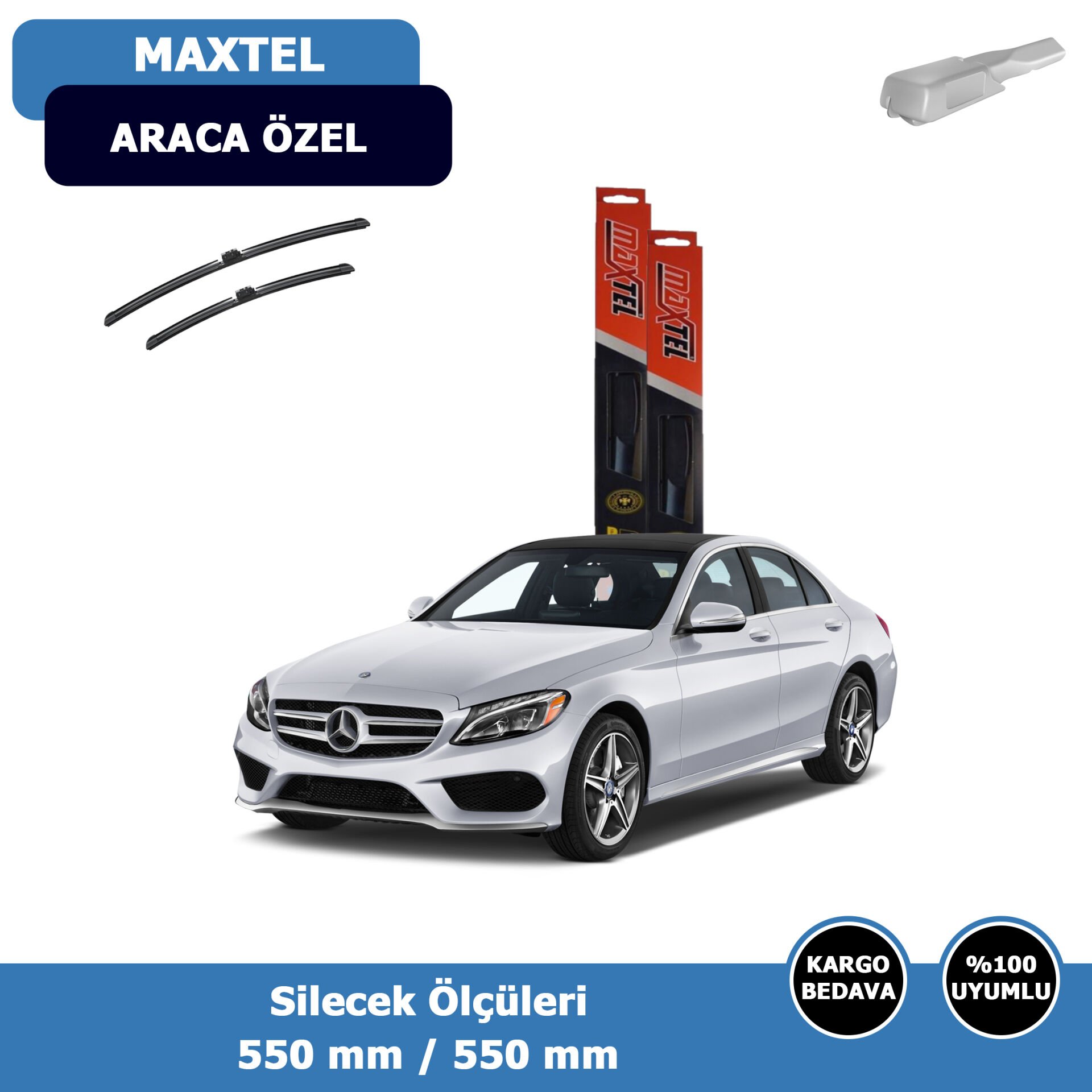 Mercedes C Serisi W205 Ön Silecek Süpürgesi (2014-2020)Maxtel