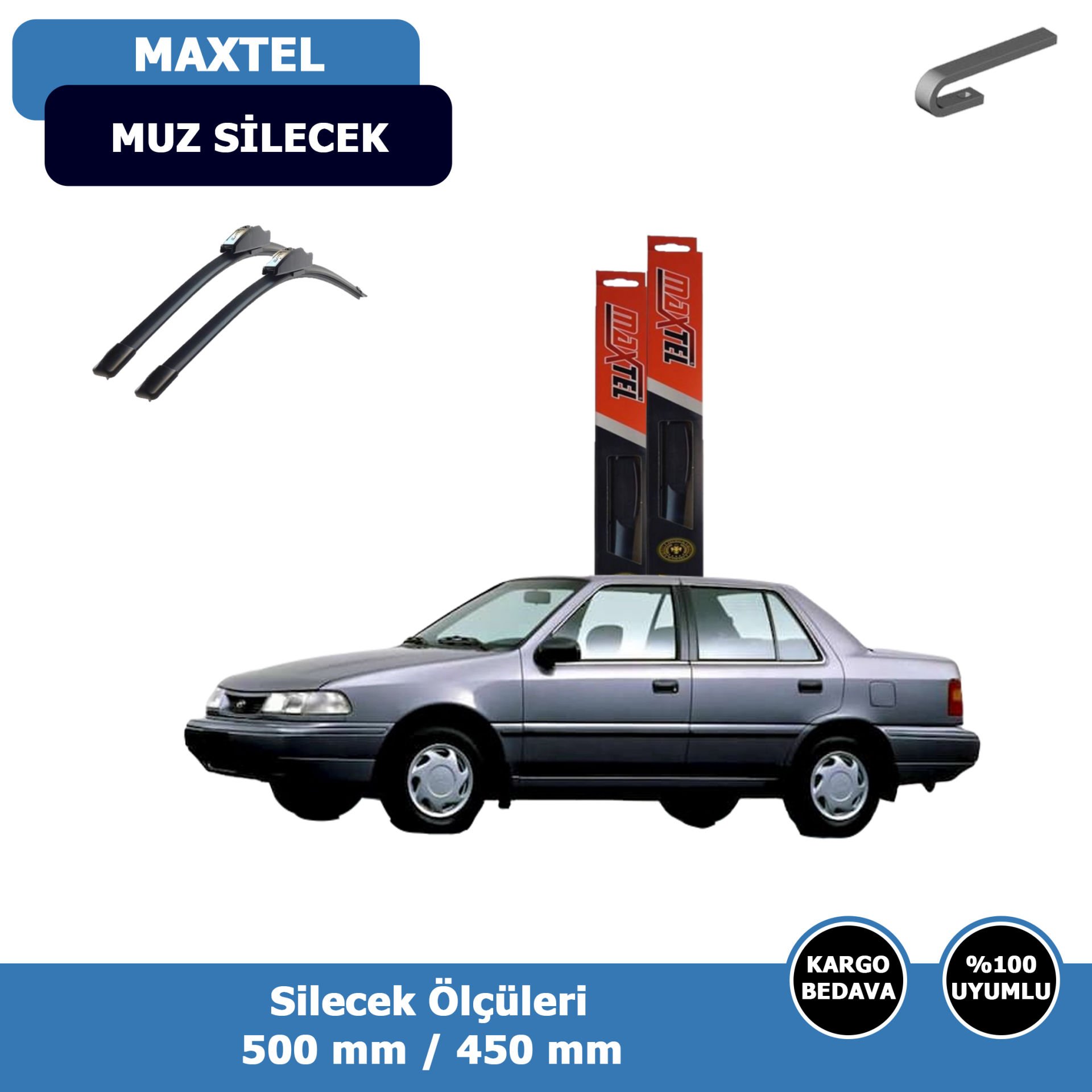 Hyundai Excel Ön Silecek Süpürgesi (1994-2000)Maxtel