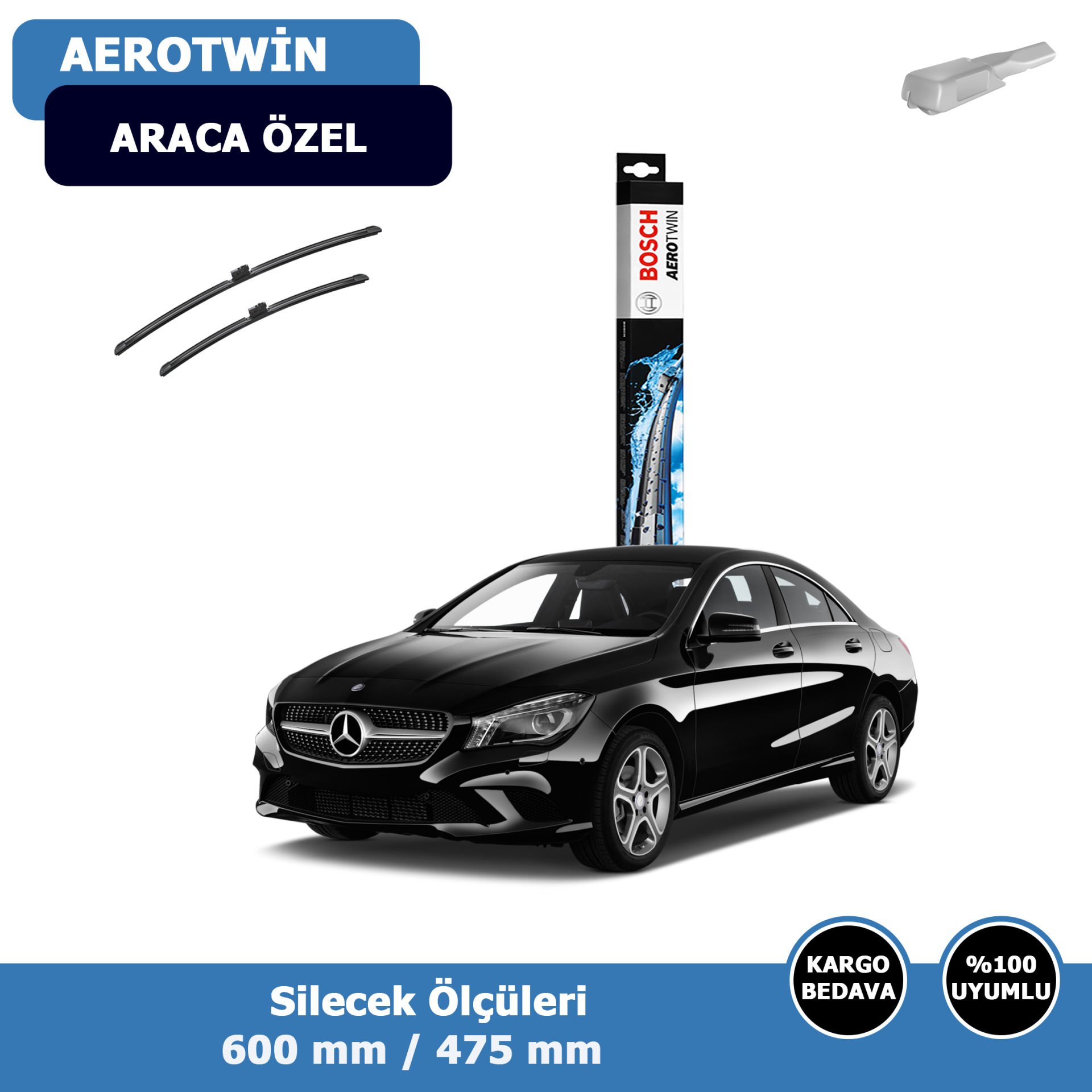 Mercedes CLA Serisi W117 Ön Silecek Süpürgesi (2015-2020)Bosch