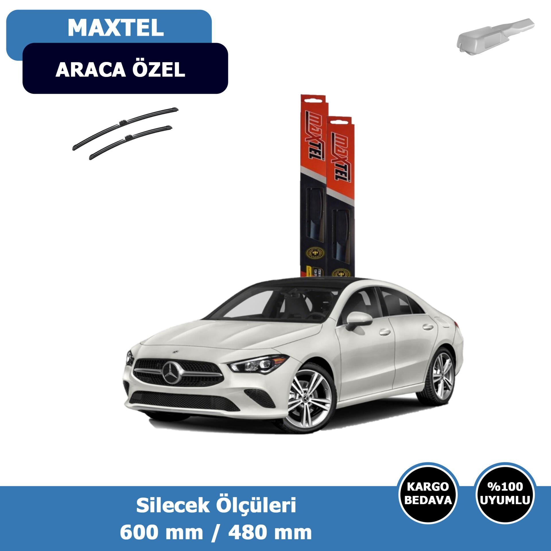 Mercedes CLA Serisi W120 Ön Silecek Süpürgesi (2019-2022)Maxtel