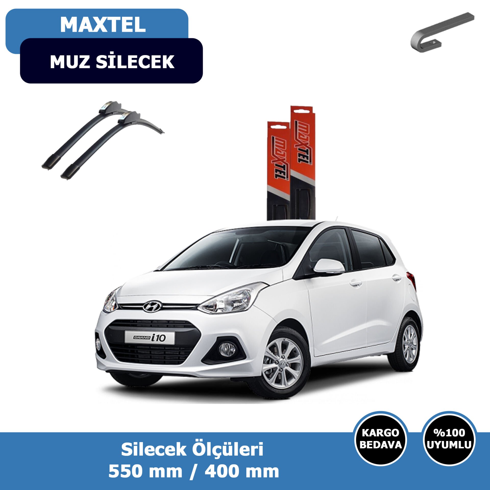 Hyundai İ10 Ön Silecek Süpürgesi (2008-2015)Maxtel