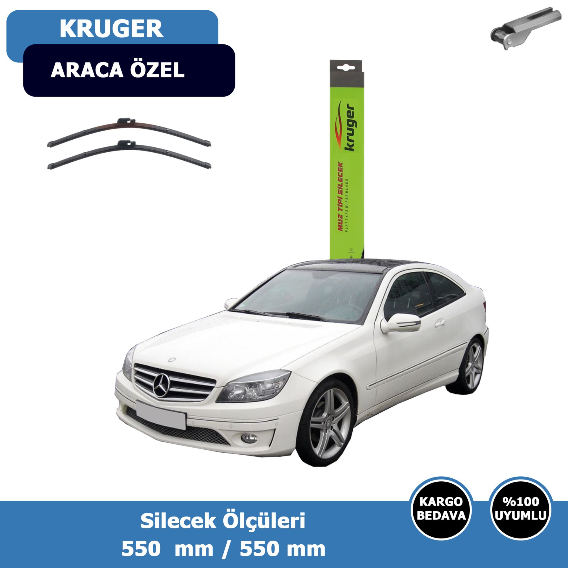 Mercedes CLC Serisi W203 Ön Silecek Süpürgesi (2008-2010)Kruger