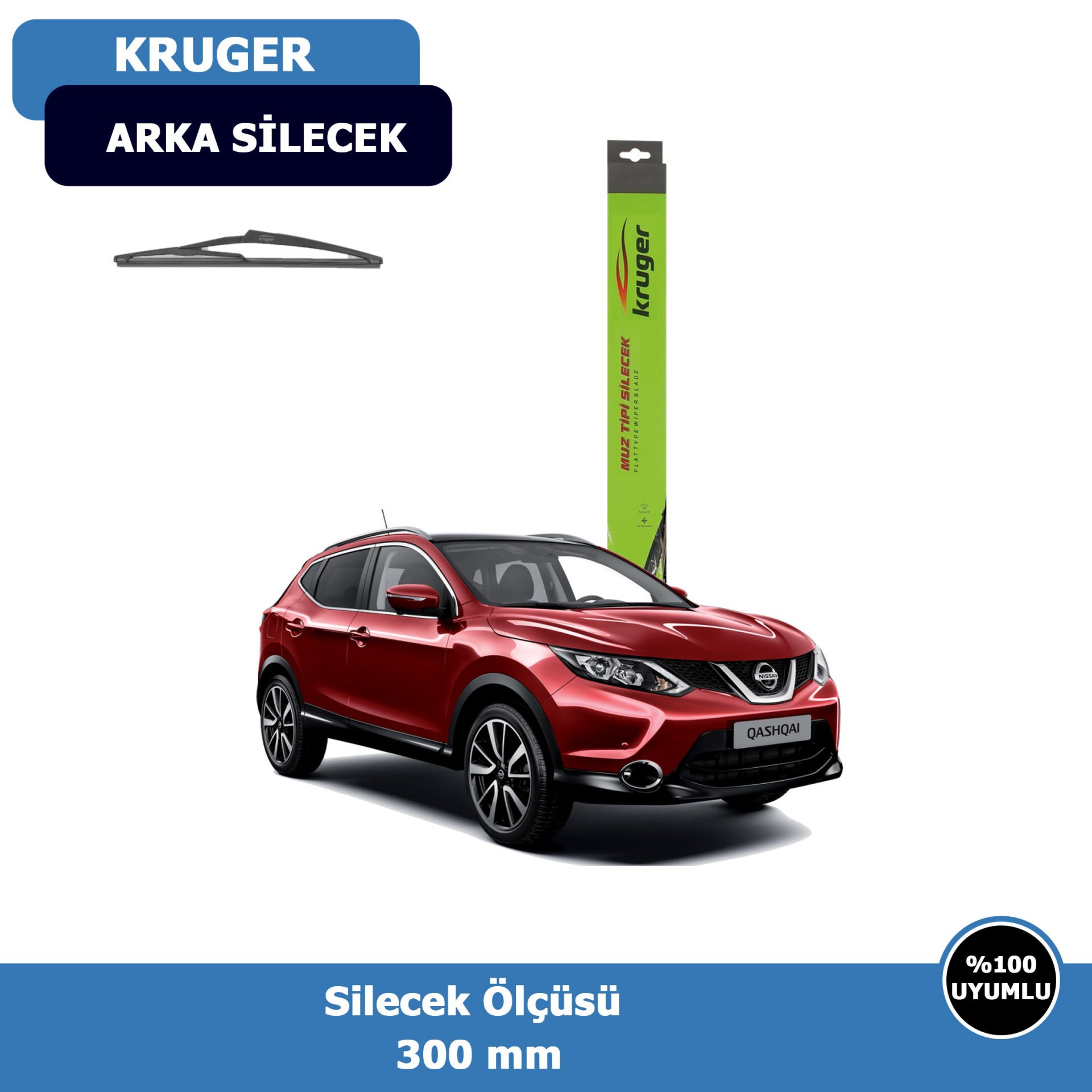 Nissan Qashqai Arka Silecek Süpürgesi (2014-2021)Kruger