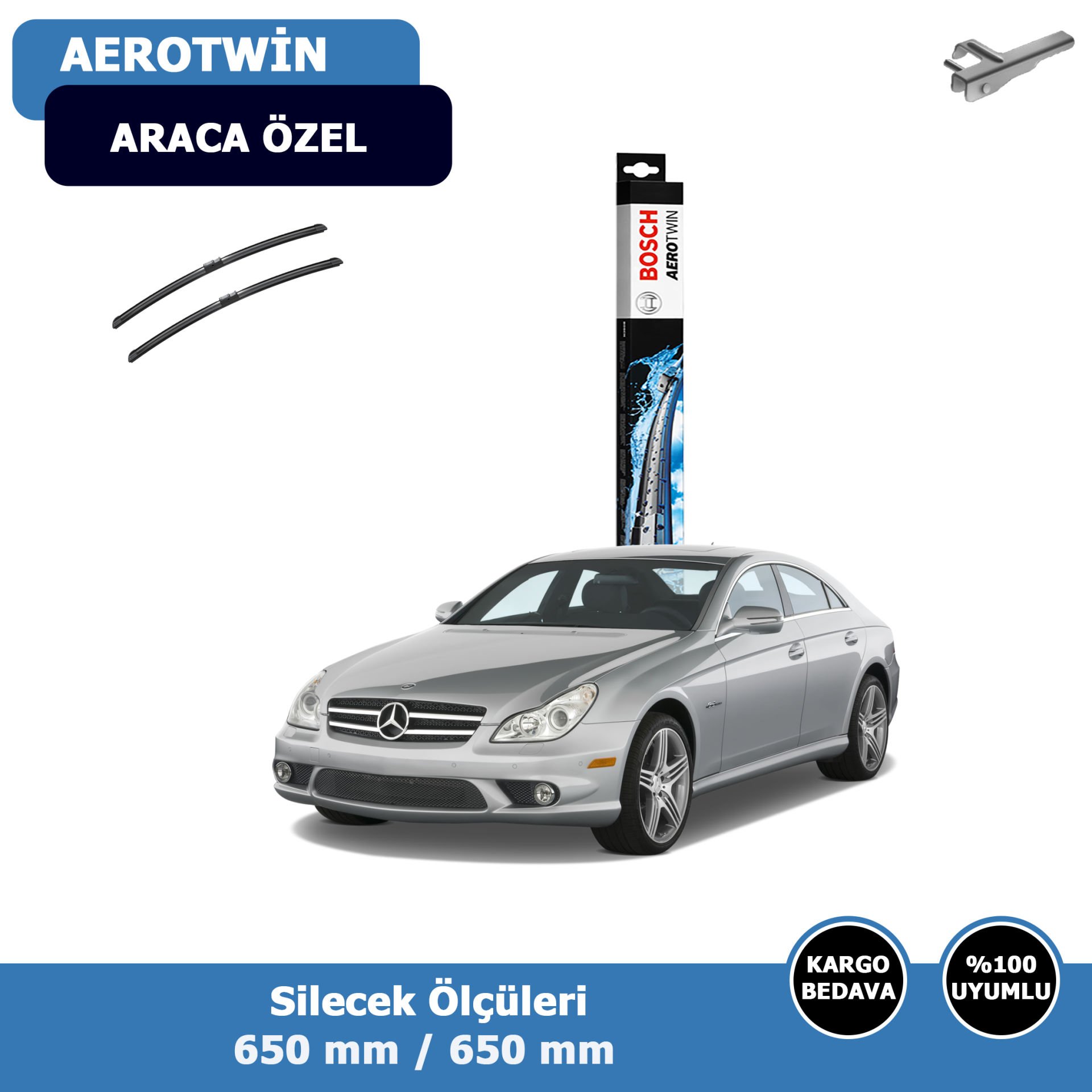Mercedes CLS Serisi W219 Ön Silecek Süpürgesi (2004-2010)Bosch