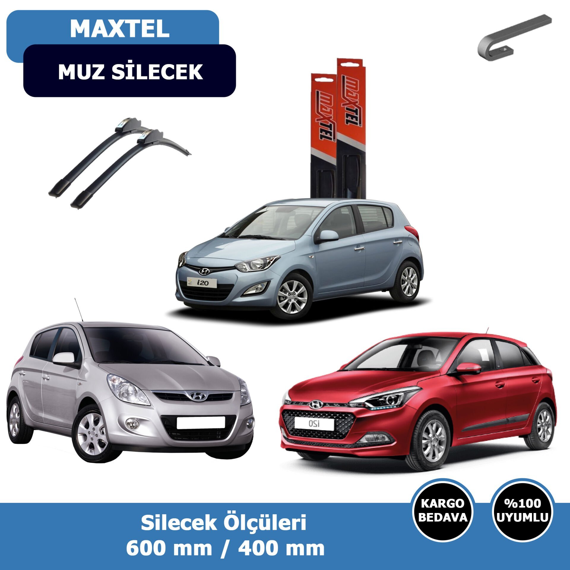 Hyundai İ20 Ön Silecek Süpürgesi (2008-2014)Maxtel
