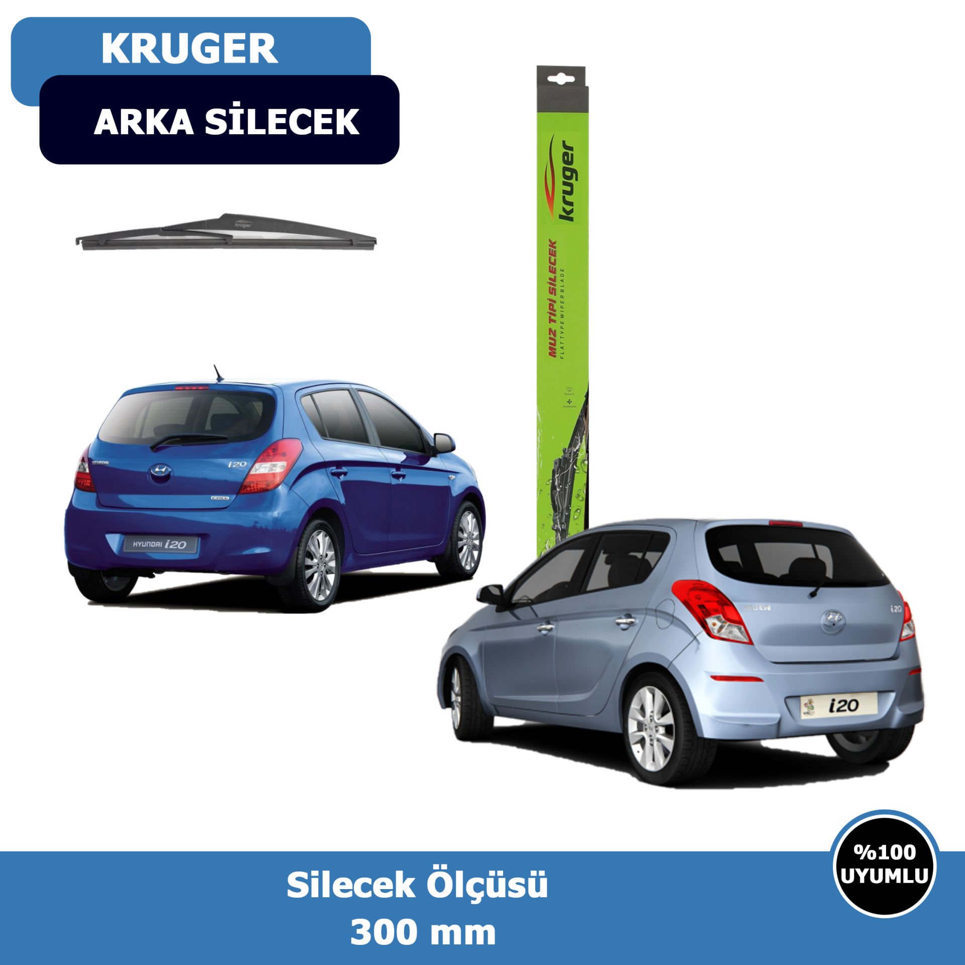 Hyundai İ20 Arka Silecek Süpürgesi (2008-2014)Kruger