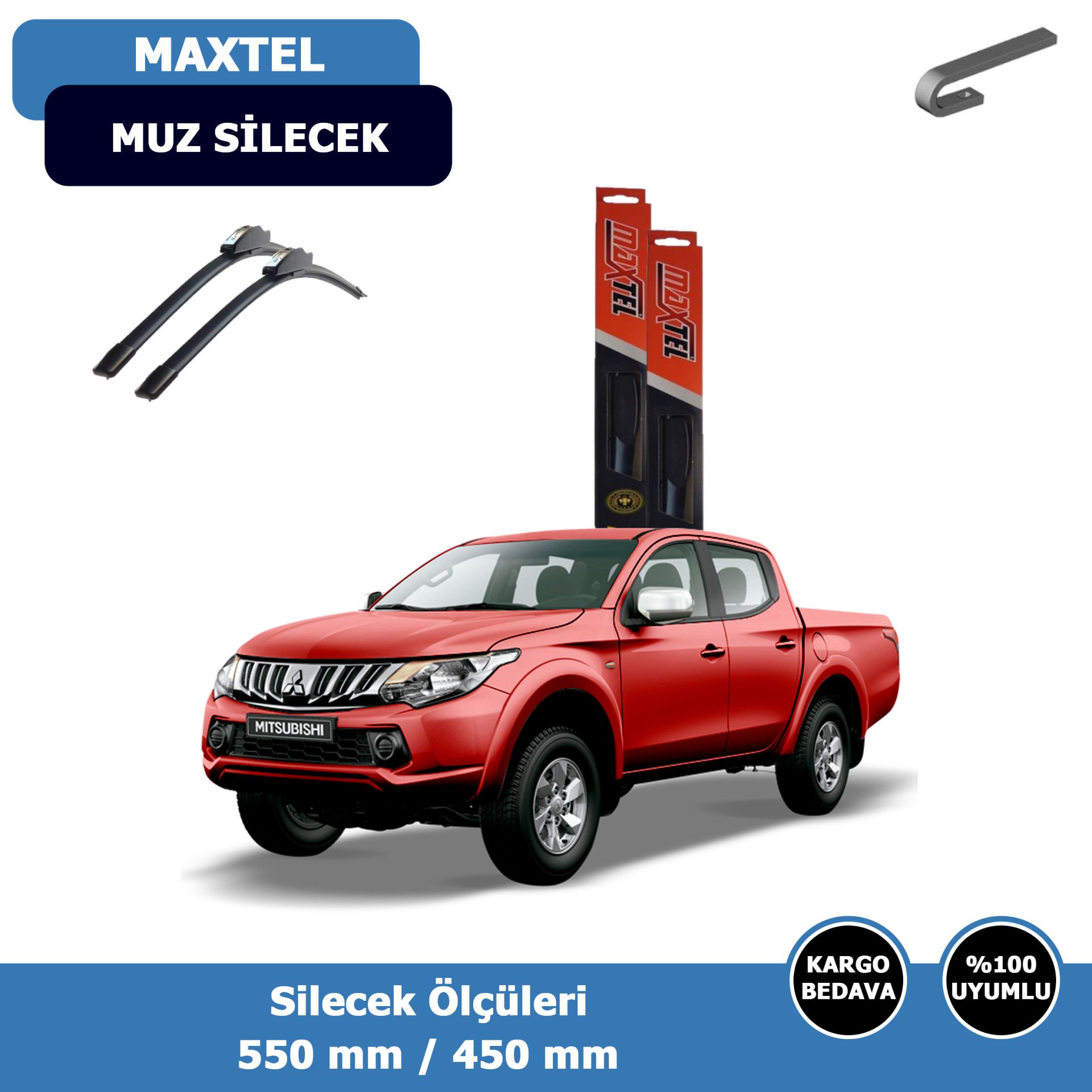 Mitsubishi L200 Ön Silecek Süpürgesi (2015-2018)Maxtel