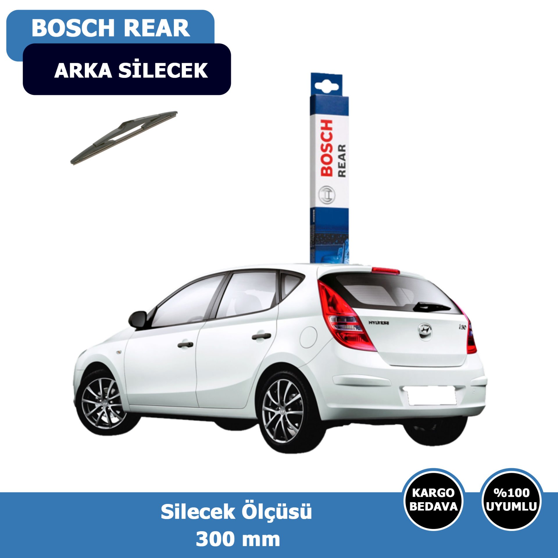 Hyundai İ30 Arka Silecek Süpürgesi (2007-2011)Bosch Rear
