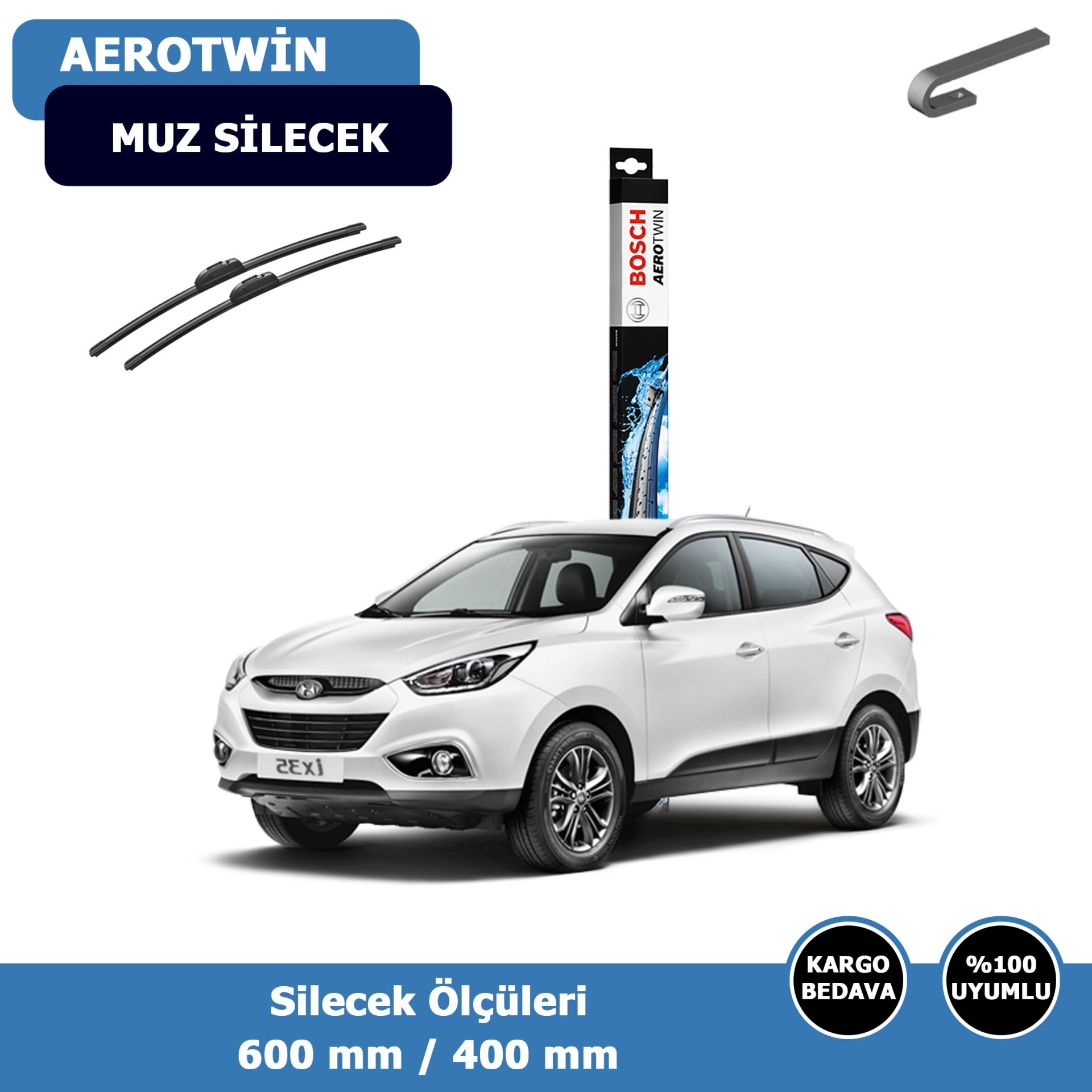 Hyundai İX35 Ön Silecek Süpürgesi (2011-2014)Bosch