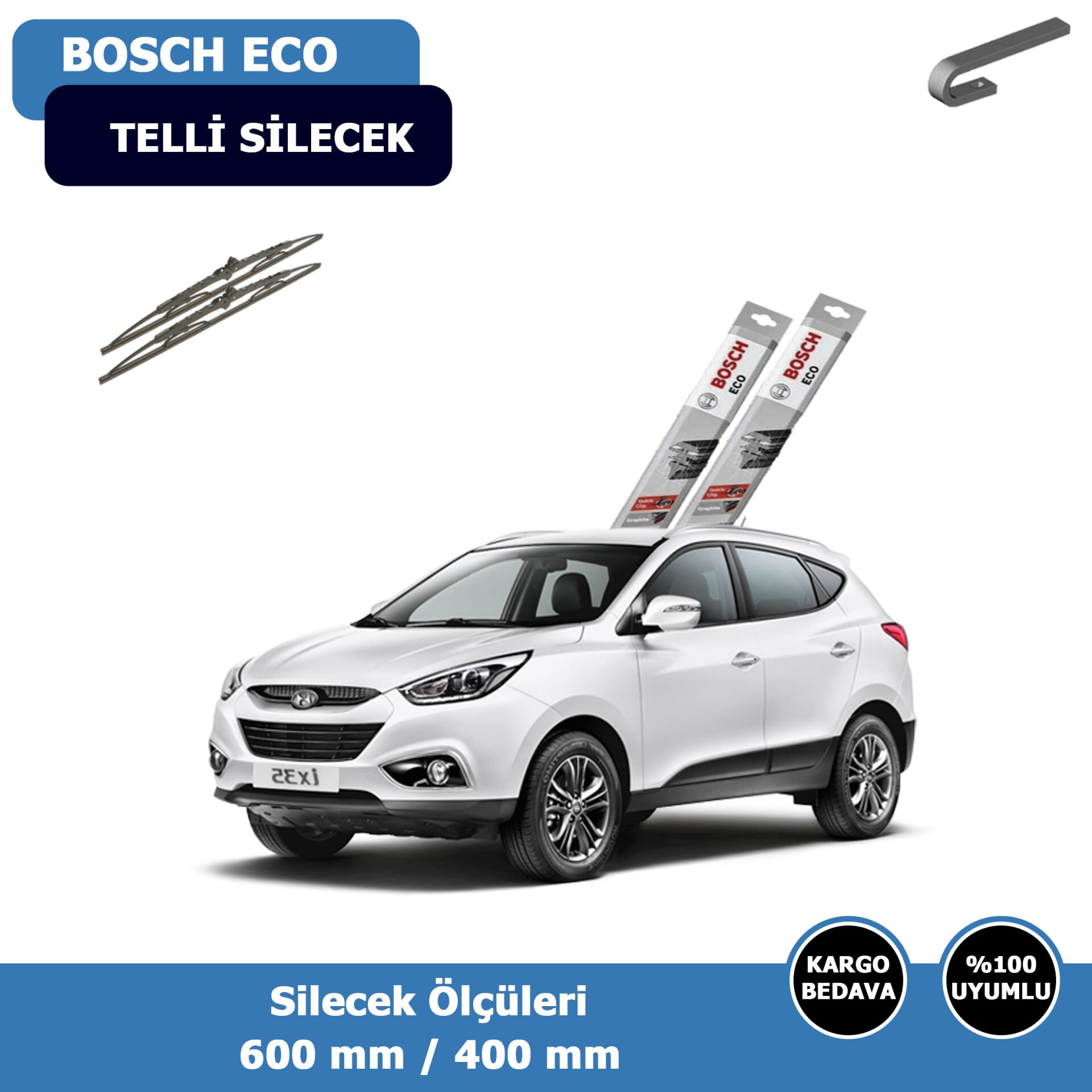 Hyundai İX35 Ön Silecek Süpürgesi (2011-2014)Bosch