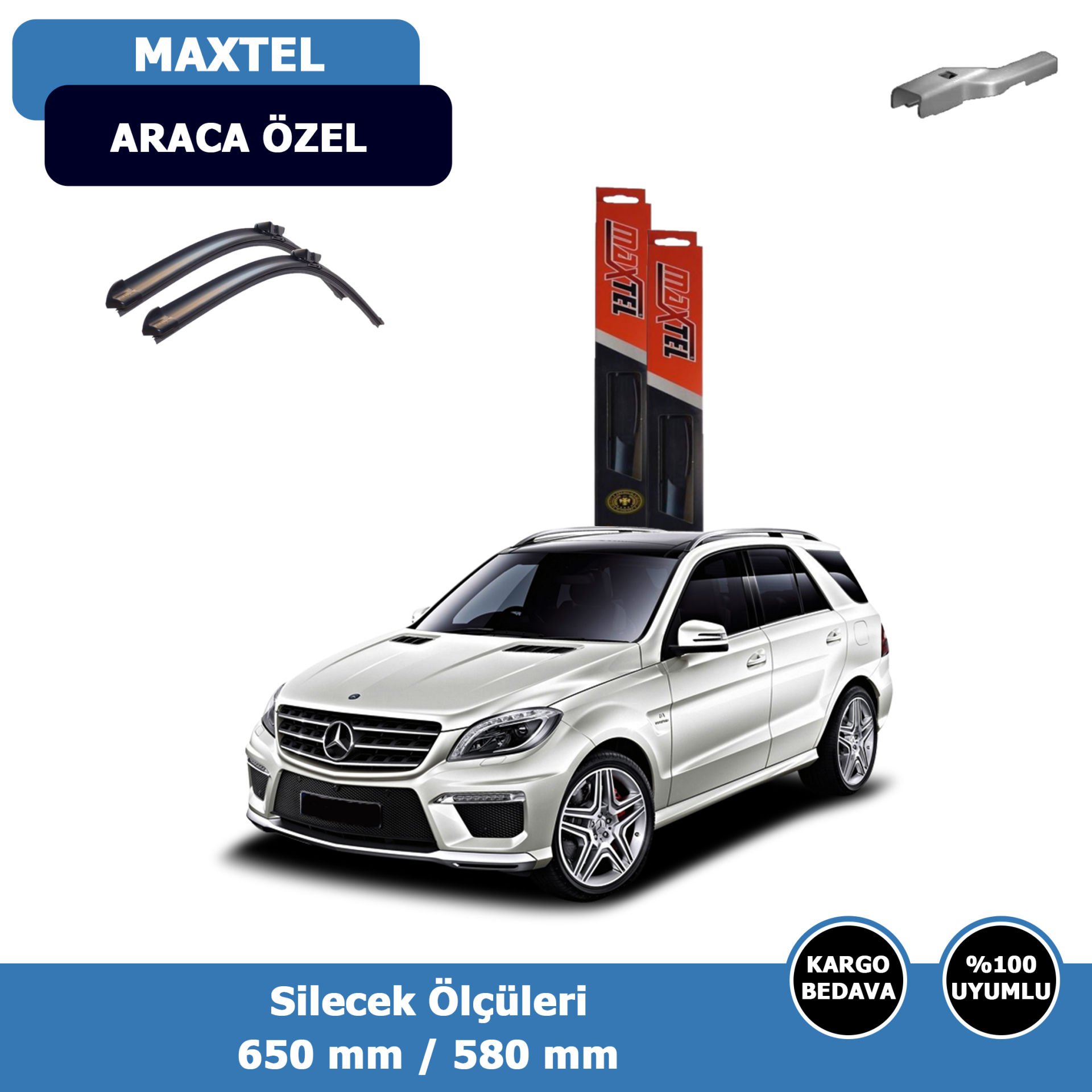 Mercedes ML Serisi W166 Ön Silecek Süpürgesi (2012-2015)Maxtel