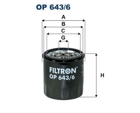 Nıssan Micra K13 1.2 Yağ Filtresi 2010-2020 (59KW-80HP)Filtron