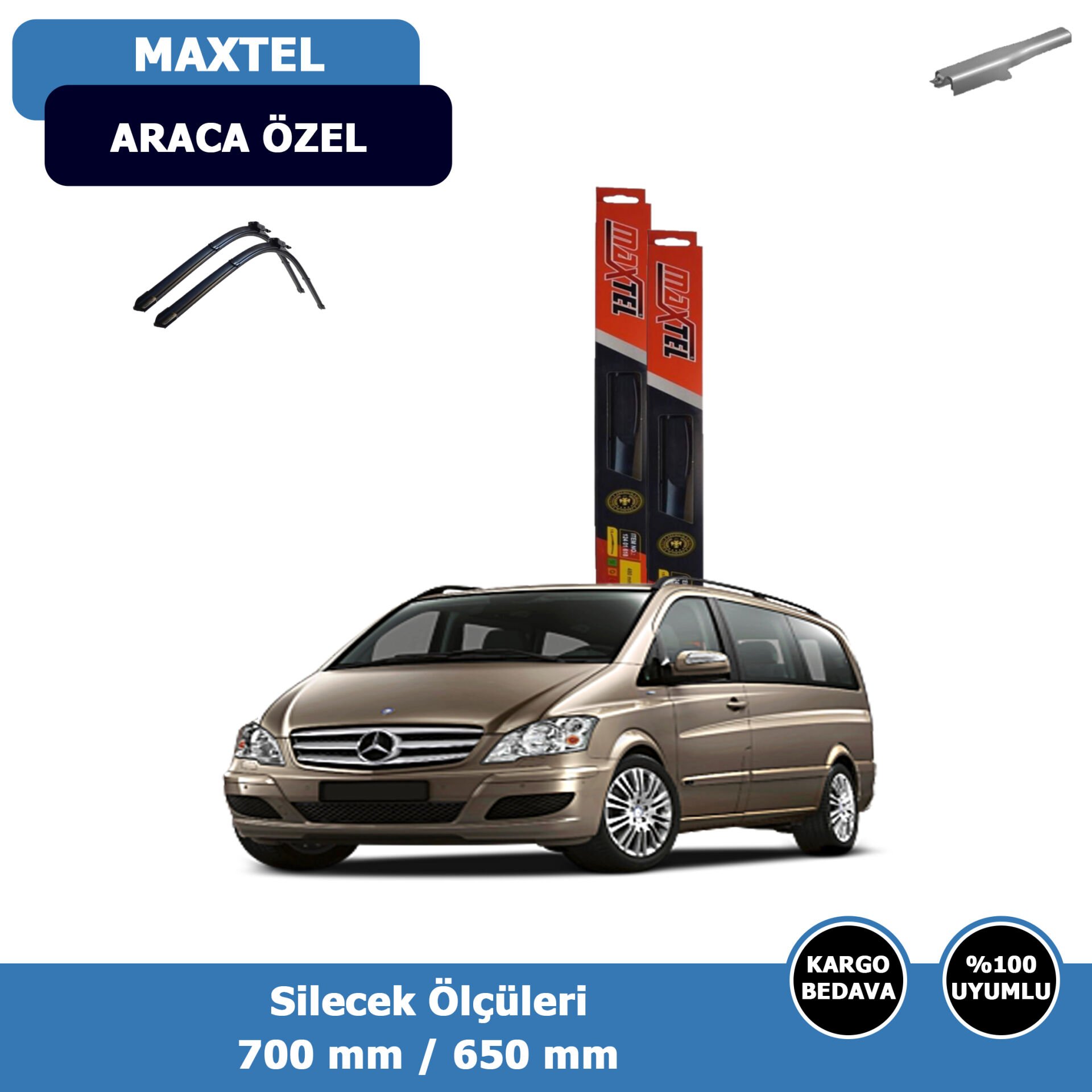 Mercedes Vito W639 Ön Silecek Süpürgesi (2011-2014)Maxtel