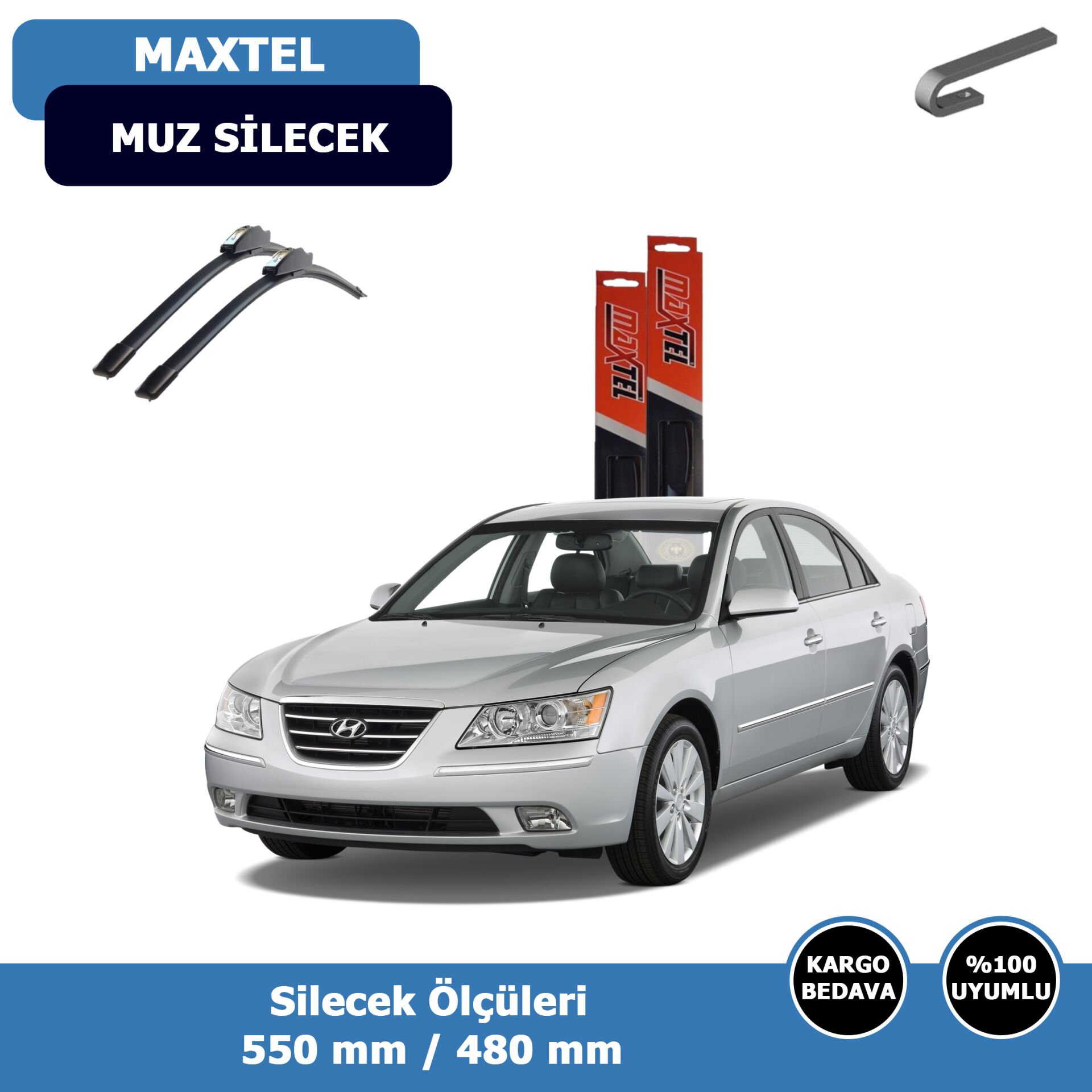 Hyundai Sonata Ön Silecek Süpürgesi (2005-2010)Maxtel