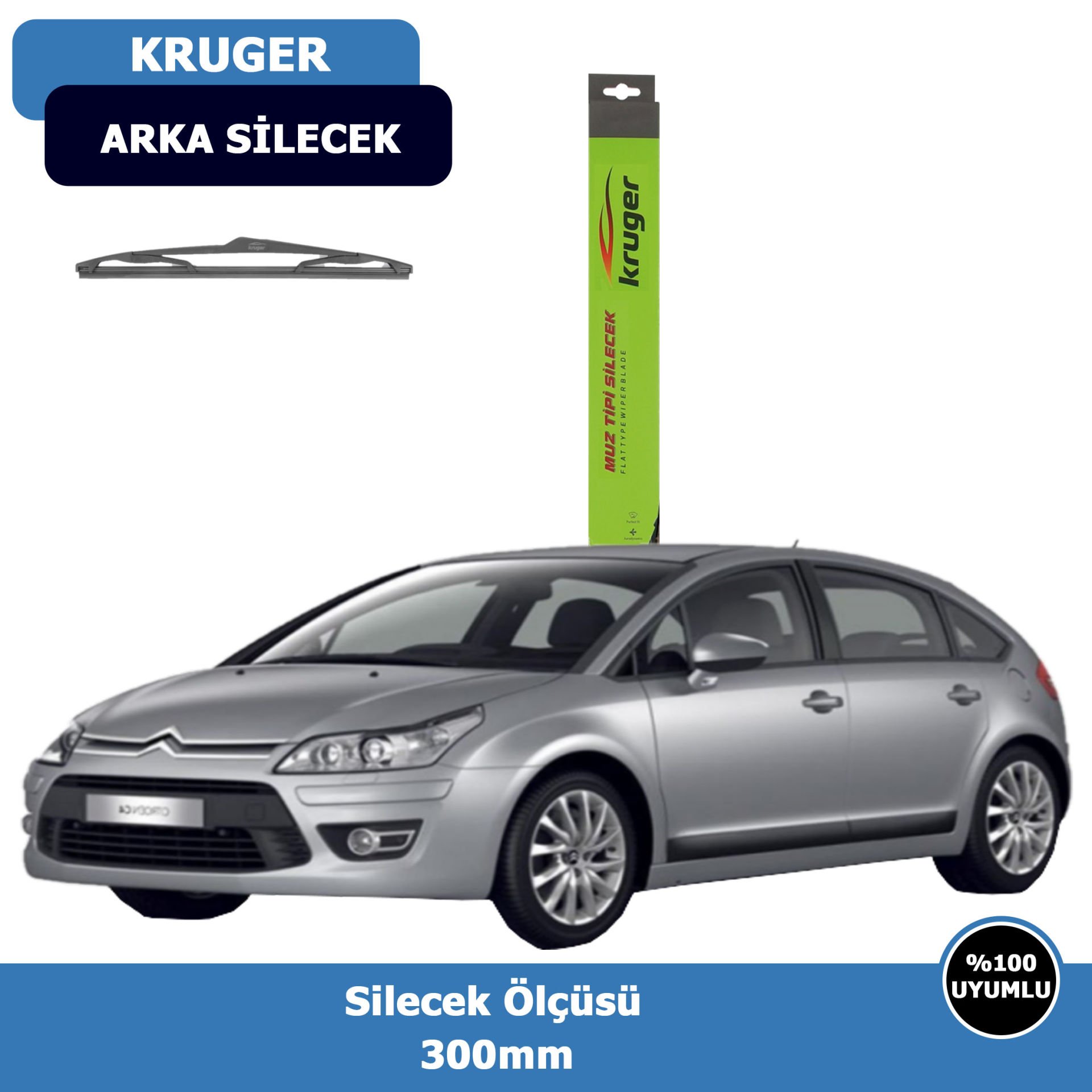 Cıtroen C4 Arka Silecek Süpürgesi (2005-2009)Kruger