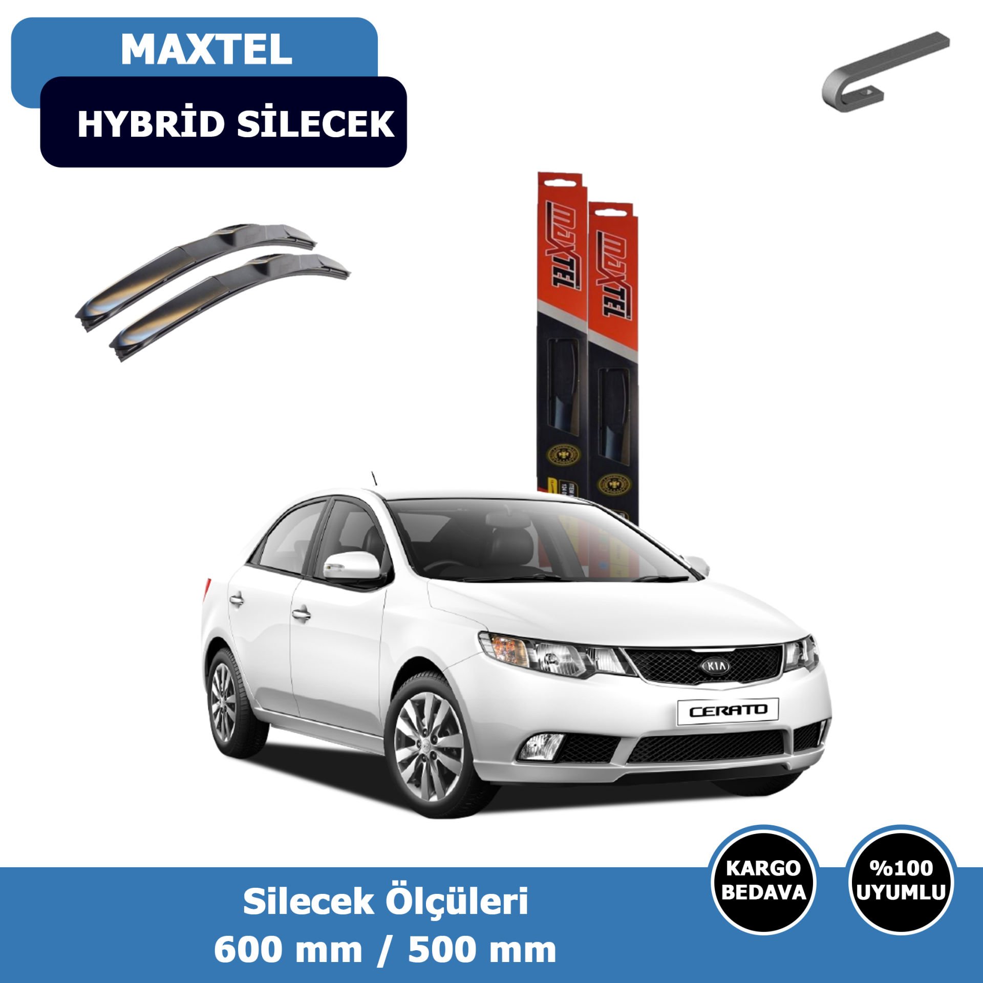 Kia Cerato Ön Silecek Süpürgesi Hybrid (2010-2015)Maxtel