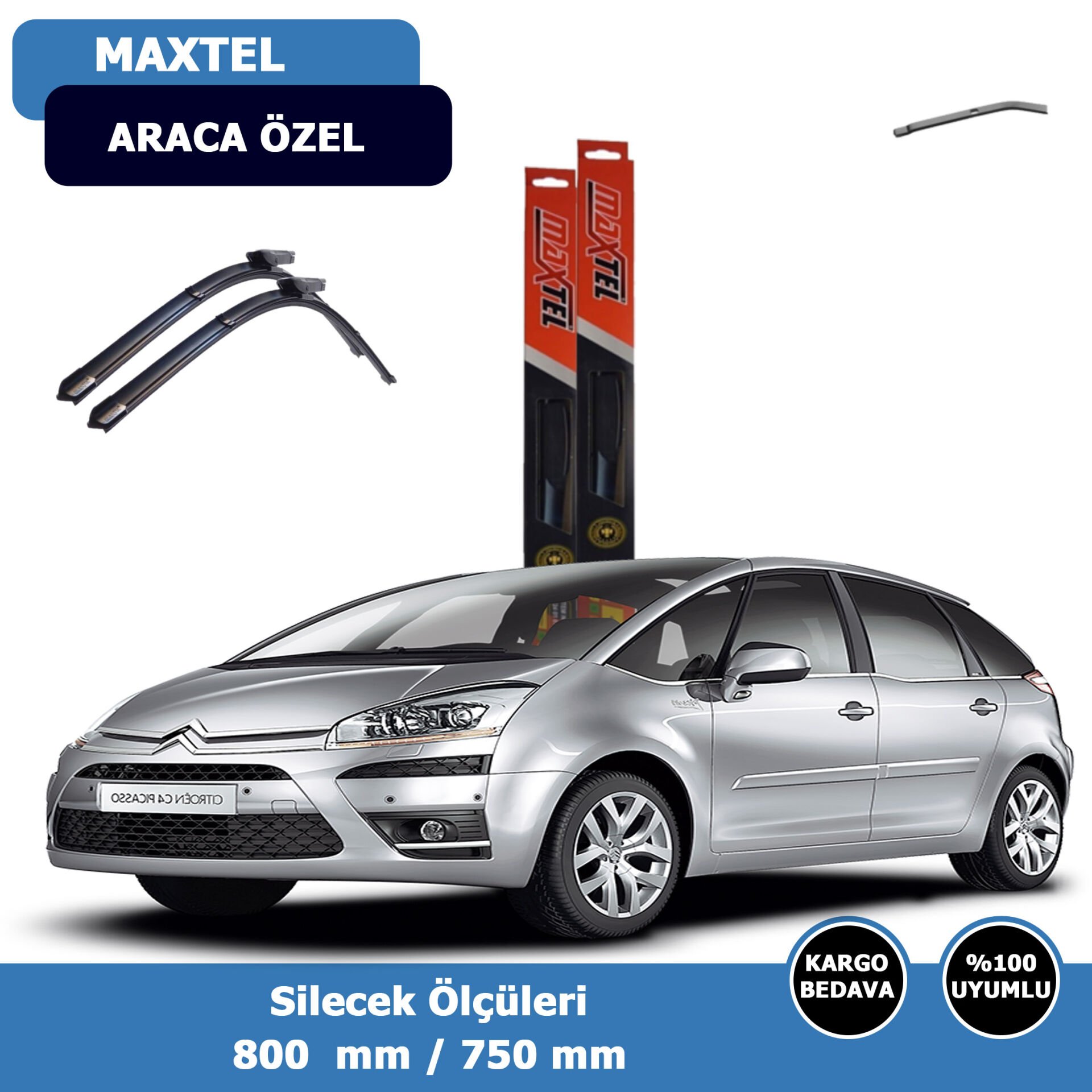 Cıtroen C4(Picasso) Ön Silecek Süpürgesi (2008-2012)Maxtel