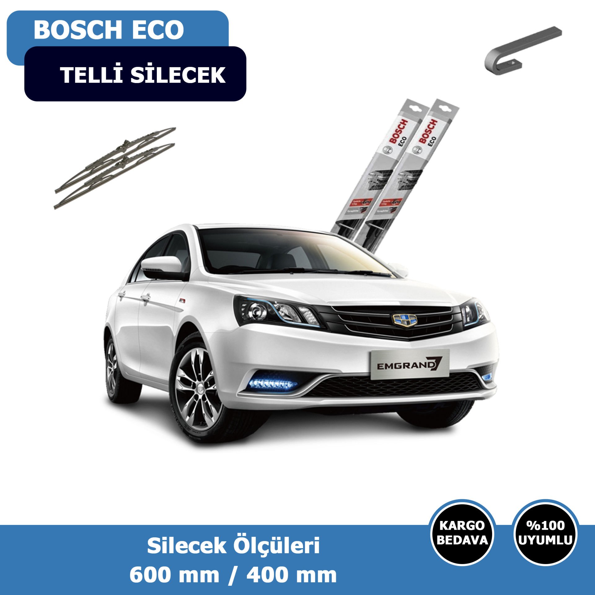 Geely Emgrand Ön Silecek Süpürgesi (2010-2013)Bosch