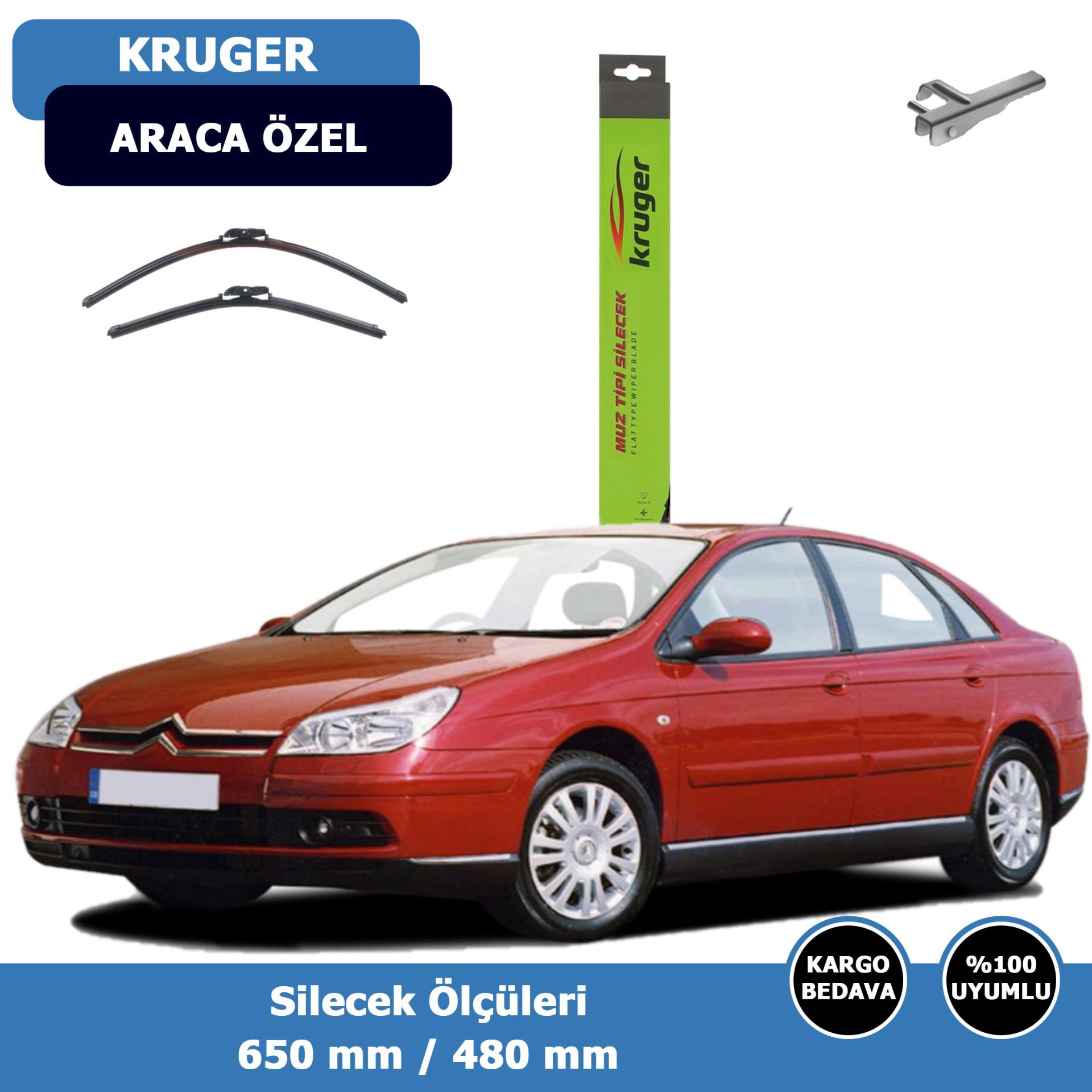 Cıtroen C5-I Ön Silecek Süpürgesi (2005-2007)Kruger