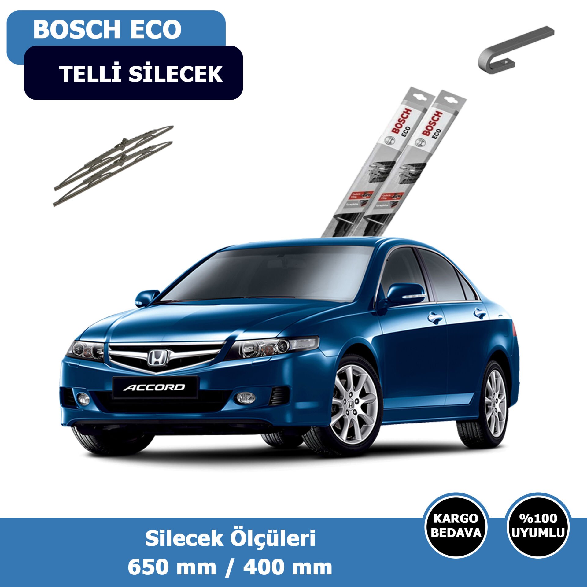 Honda Accord Ön Silecek Süpürgesi (2003-2008)Bosch