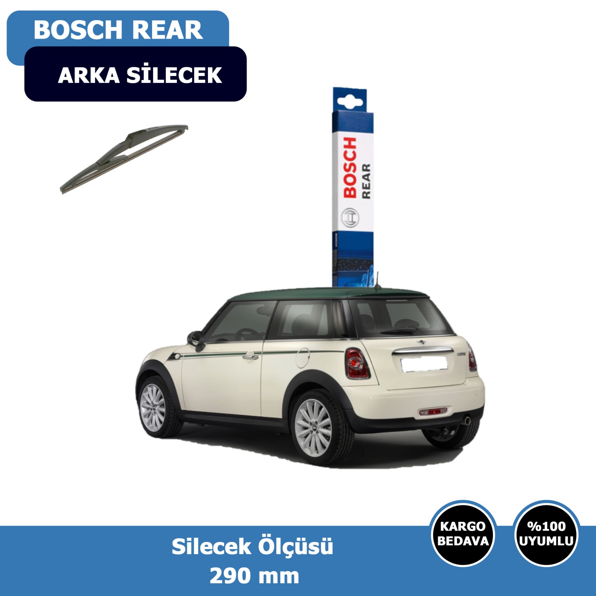 Mini Cooper Arka Silecek Süpürgesi (2004-2006)Bosch Rear