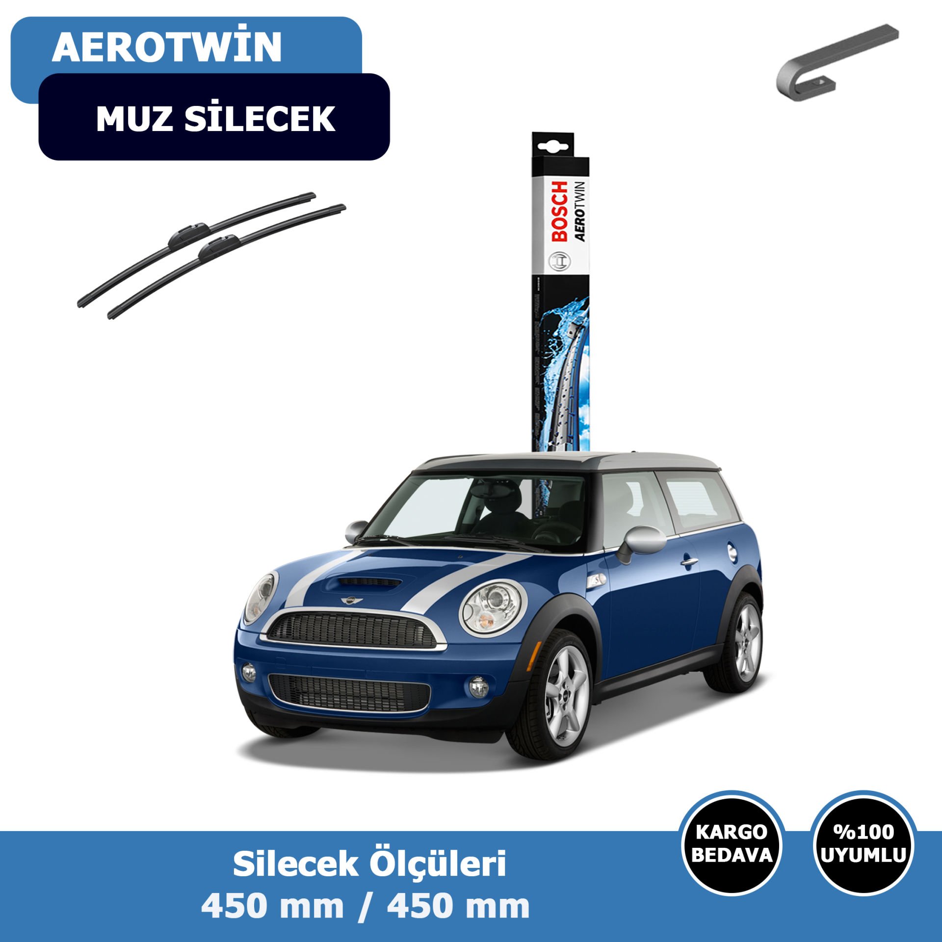 Mini Cooper Clubman R55 Ön Silecek Süpürgesi (2008-2011)Bosch