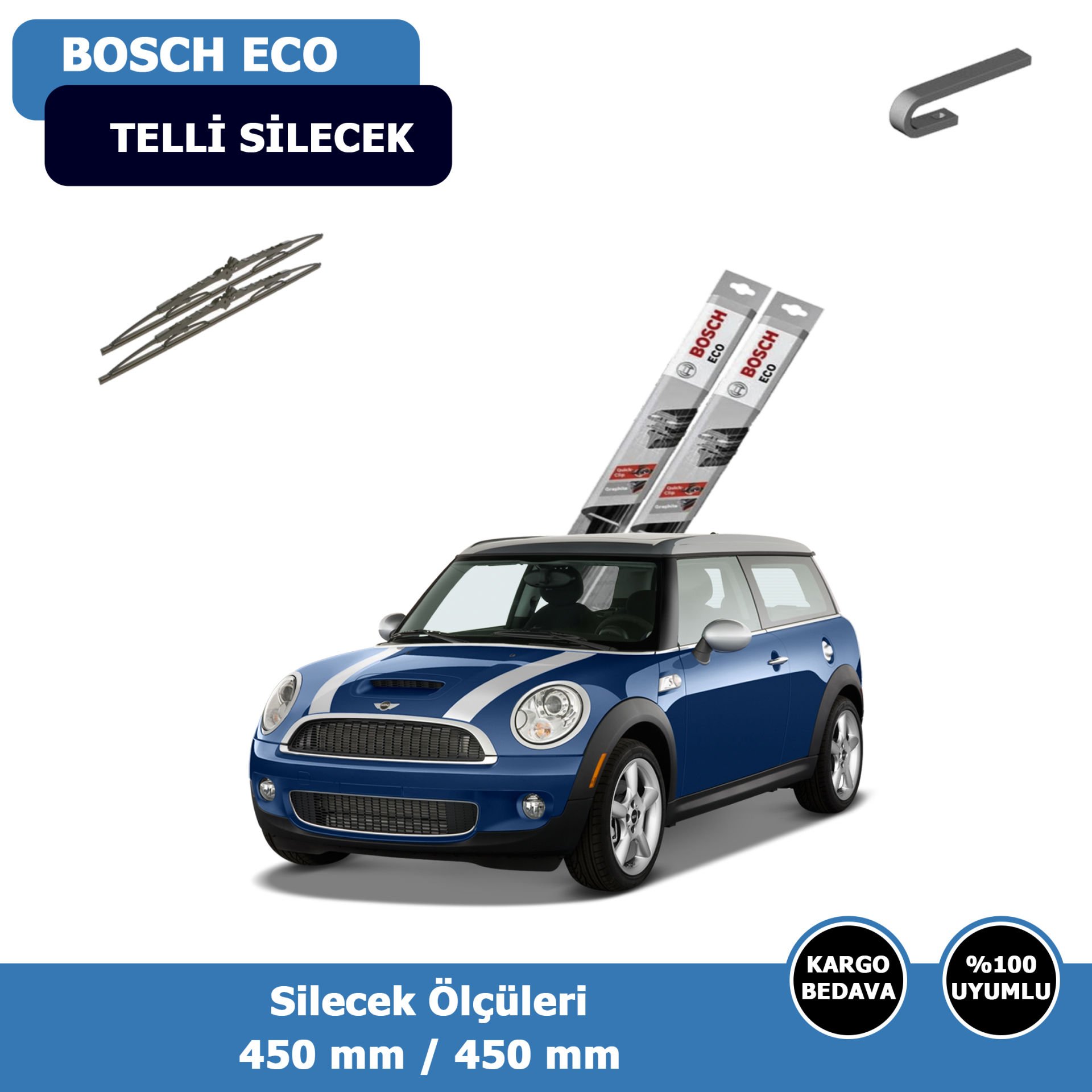 Mini Cooper Clubman R55 Ön Silecek Süpürgesi (2008-2011)Bosch