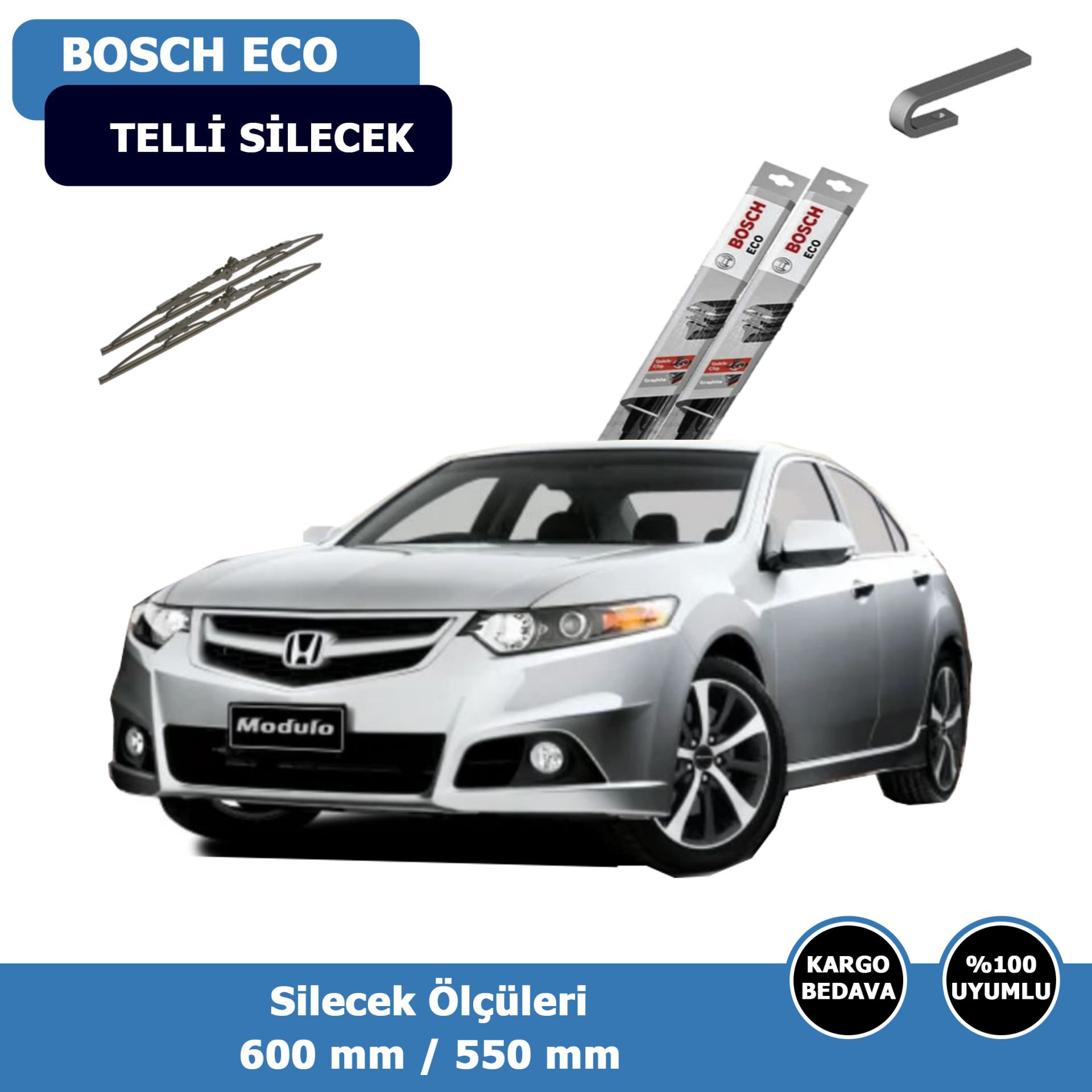 Honda Accord Ön Silecek Süpürgesi (2008-2016)Bosch