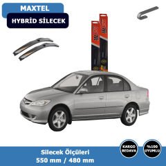 Honda Cıvıc Sedan Ön Silecek Süpürgesi Hybrid (2001-2006)Maxtel