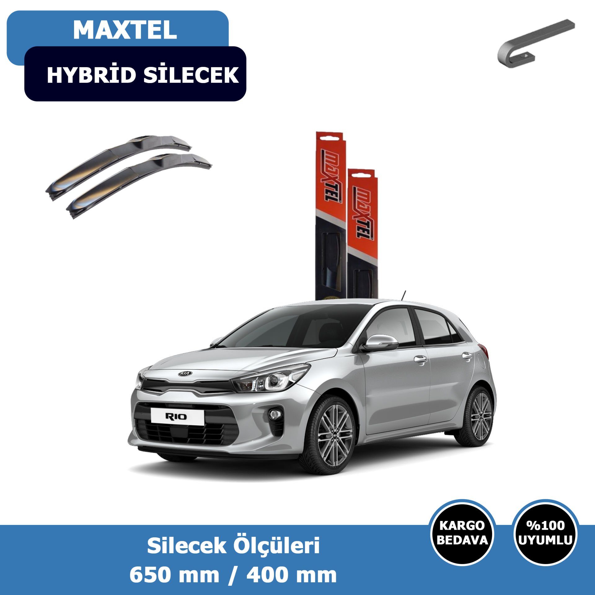 Kia Rio Ön Silecek Süpürgesi Hybrid (2017-2021)Maxtel
