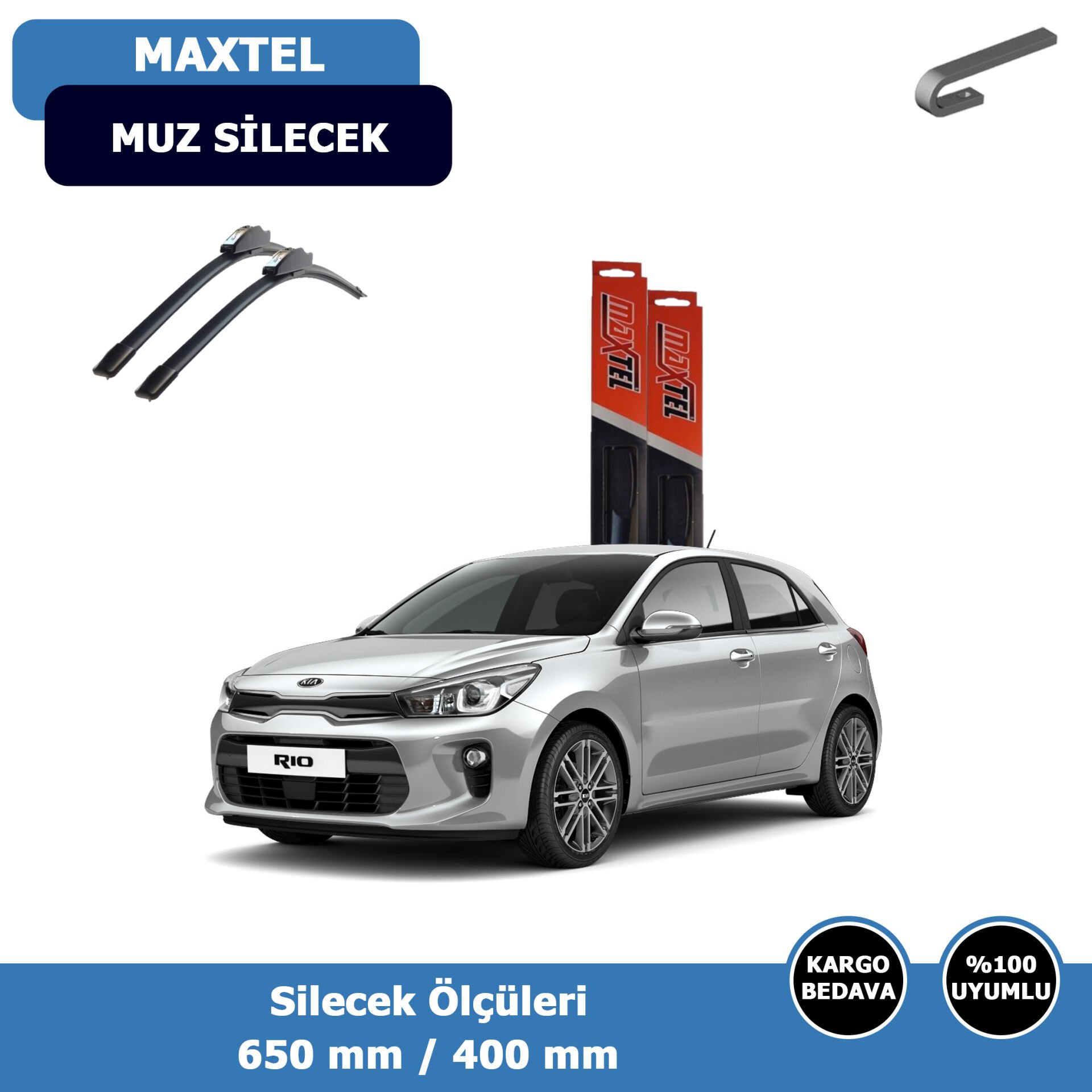 Kia Rio Ön Silecek Süpürgesi (2017-2021)Maxtel