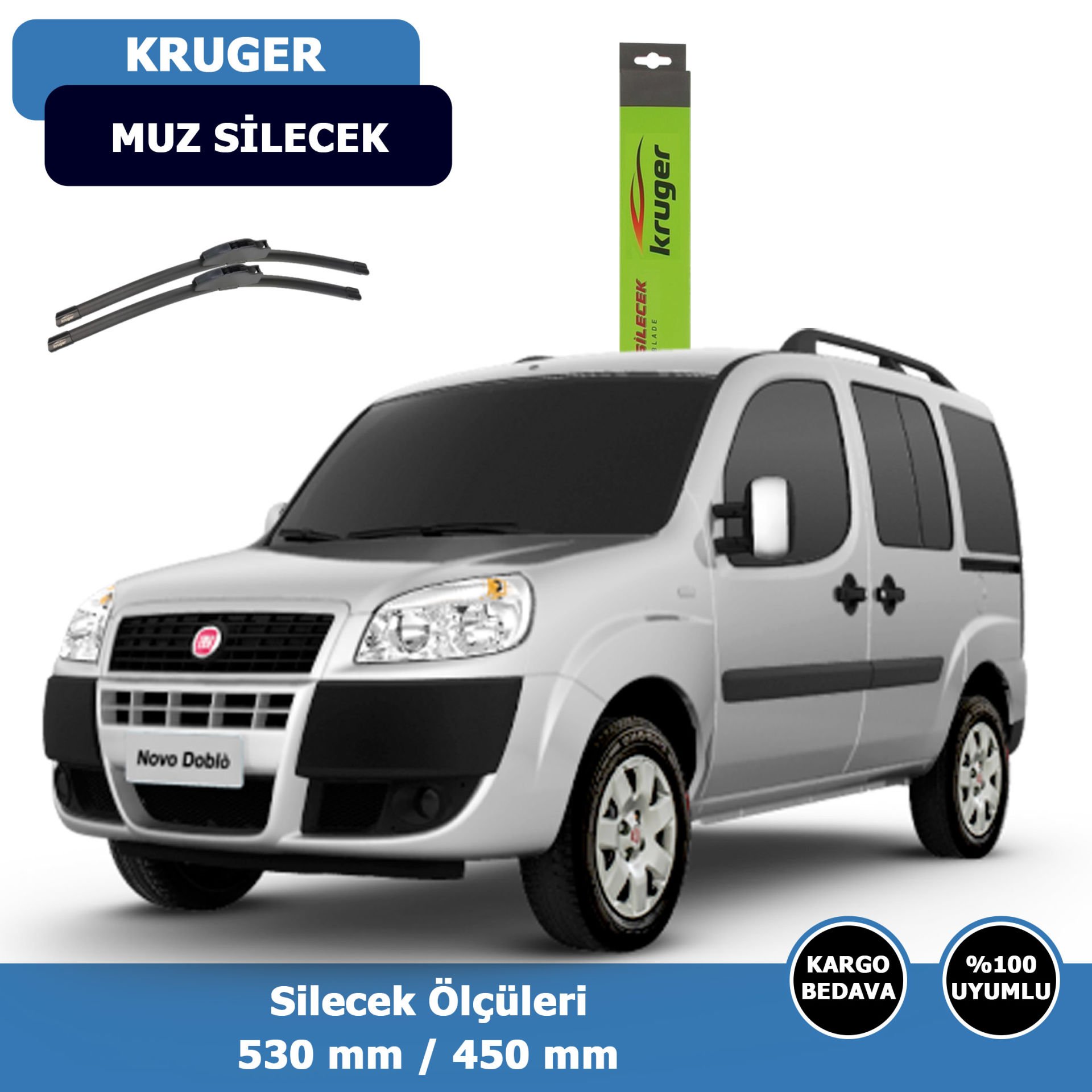 Fiat Doblo Ön Silecek Süpürgesi (2000-2010)Kruger