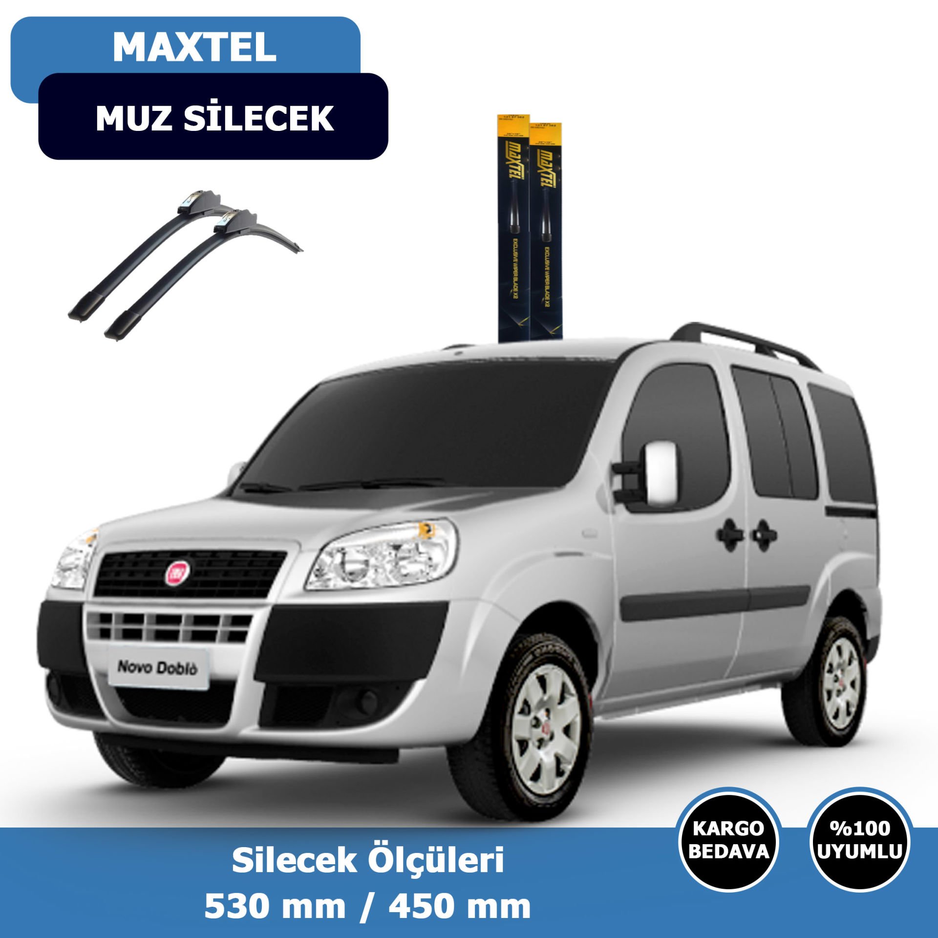 Fiat Doblo Ön Silecek Süpürgesi (2000-2010)Maxtel