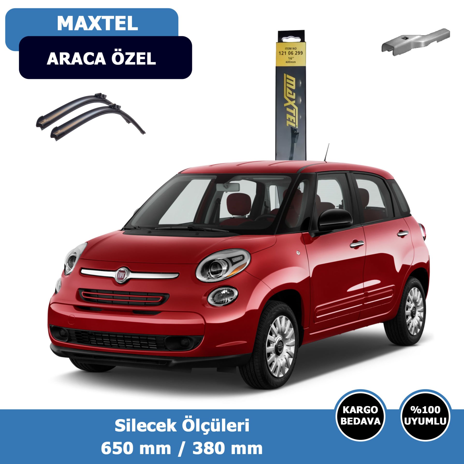 Fiat 500L Ön Silecek Süpürgesi (2013-2017)Maxtel