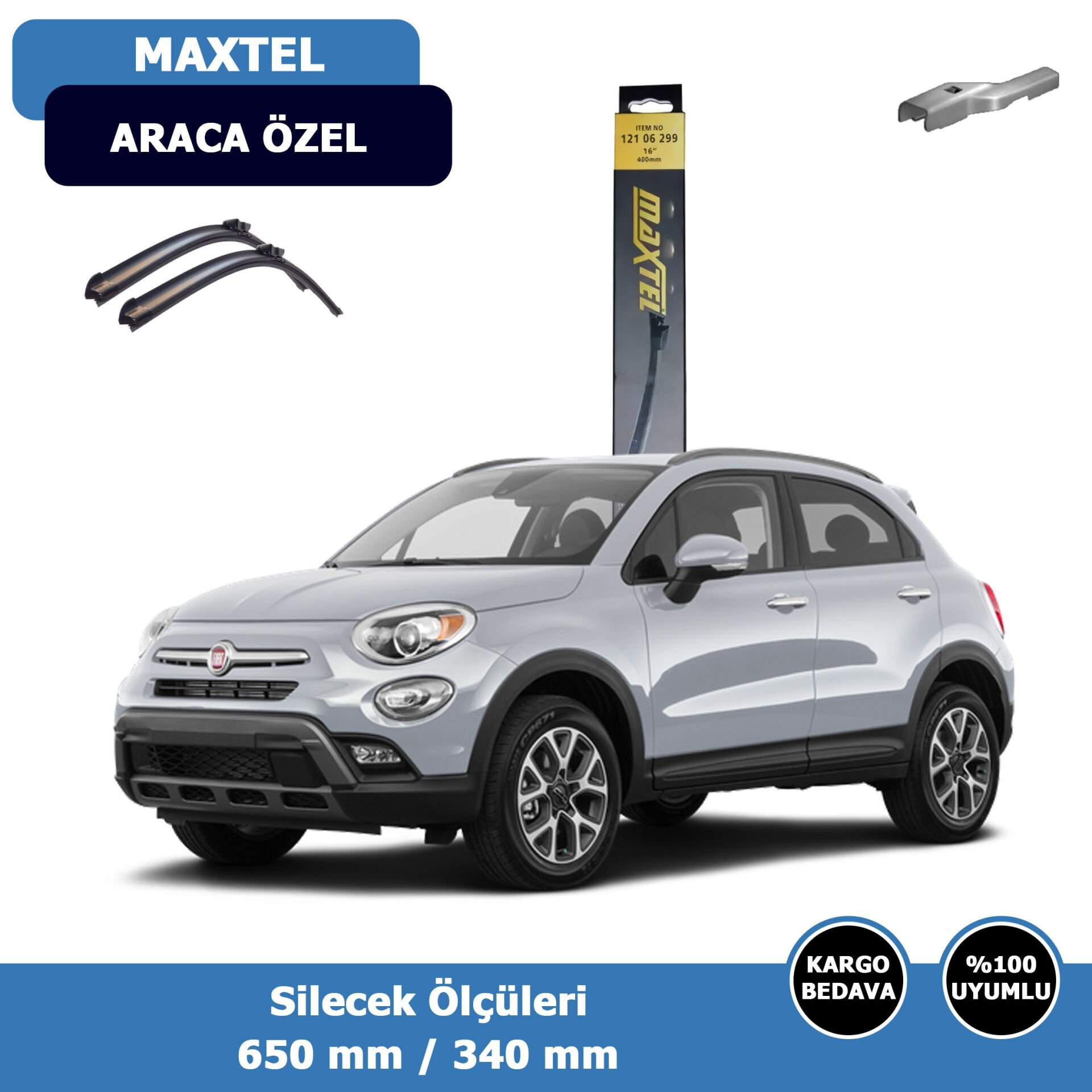 Fiat 500X Ön Silecek Süpürgesi (2015-2020)Maxtel