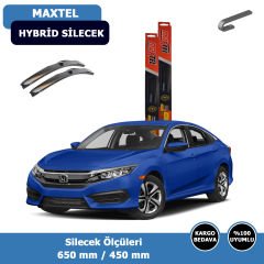 Honda Cıvıc FC5 Ön Silecek Süpürgesi Hybrid(2017-2021)Maxtel