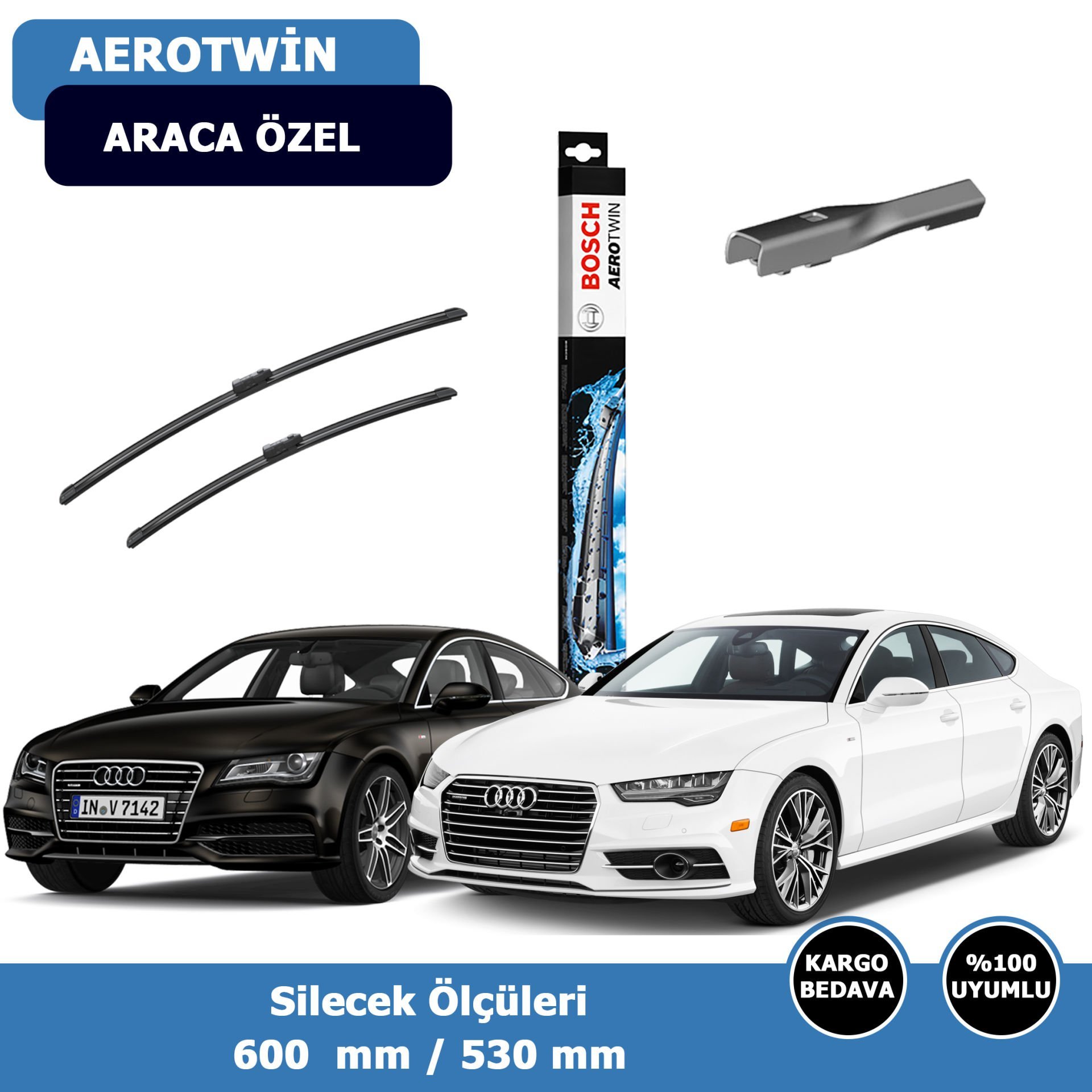 Audi A7 Ön Silecek Süpürgesi (2011-2017)Bosch