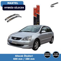 Honda Cıvıc Hatchback Ön Silecek Süpürgesi Hybrid(2001-2005)Maxtel