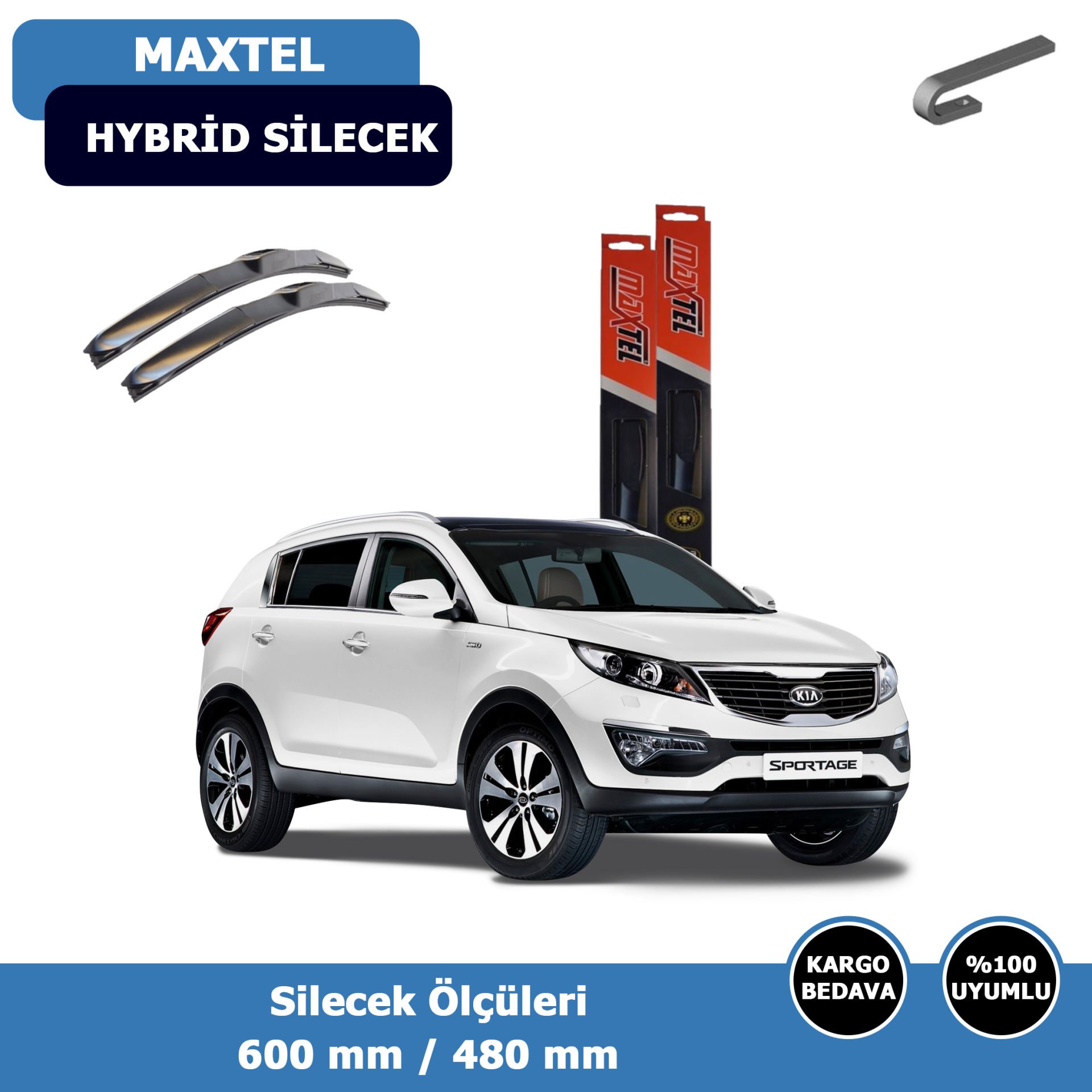 Kia Sportage Ön Silecek Süpürgesi Hybrid (2011-2015)Maxtel