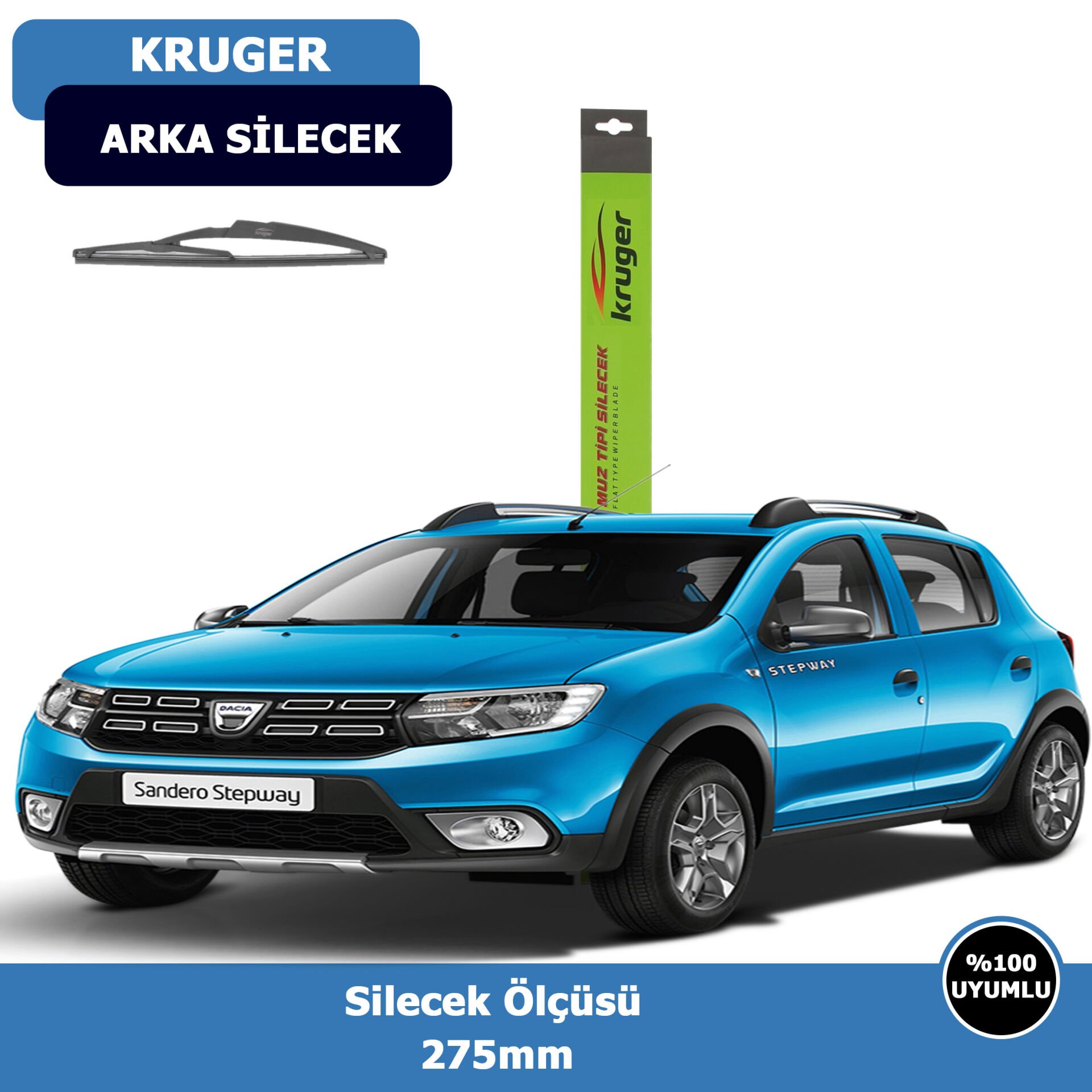 Dacia Sandero Arka Silecek Süpürgesi (2015-2020)Kruger