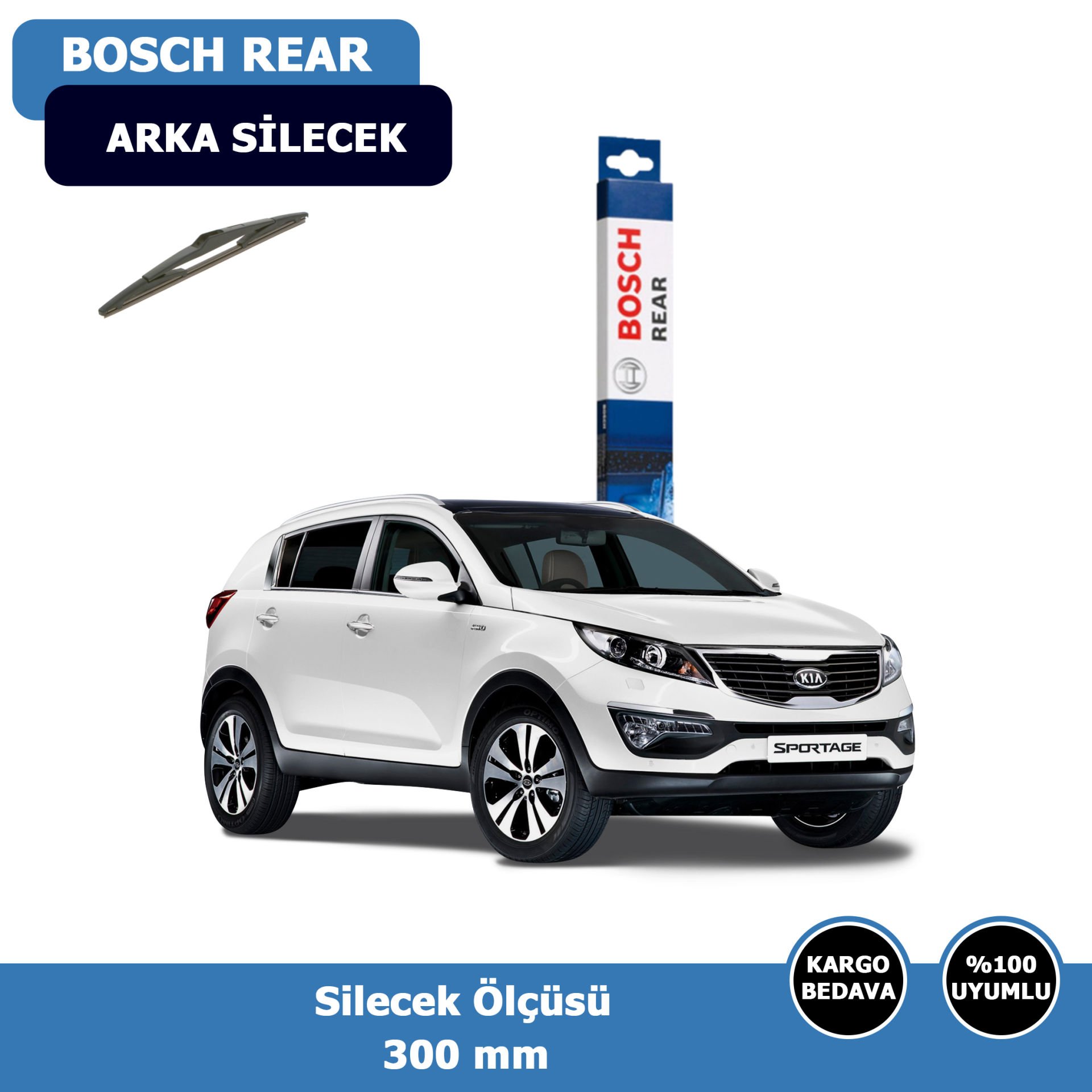 Kia Sportage Arka Silecek Süpürgesi (2011-2015)Bosch Rear