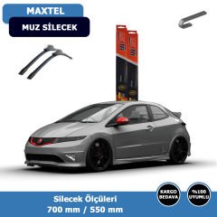 Honda Cıvıc Hatchback Ön Silecek Süpürgesi (2006-2011)Maxtel