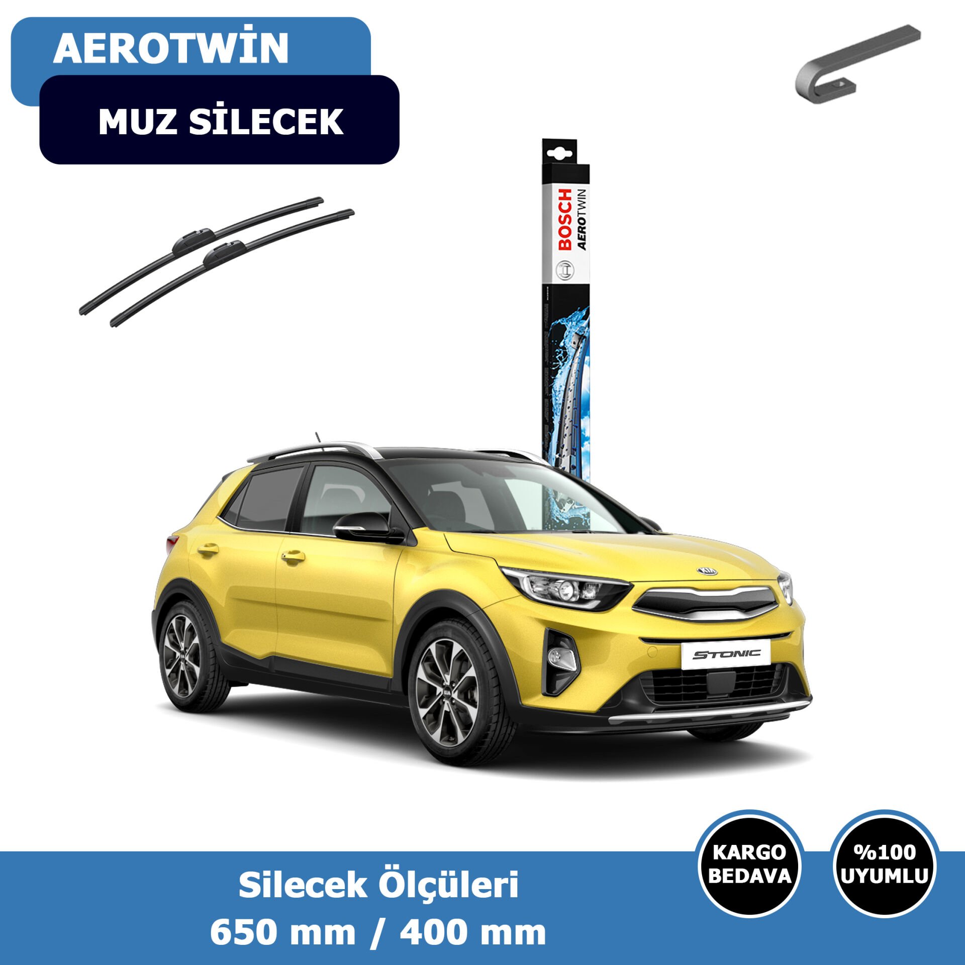 Kia Stonic Ön Silecek Süpürgesi (2020-2021)Bosch