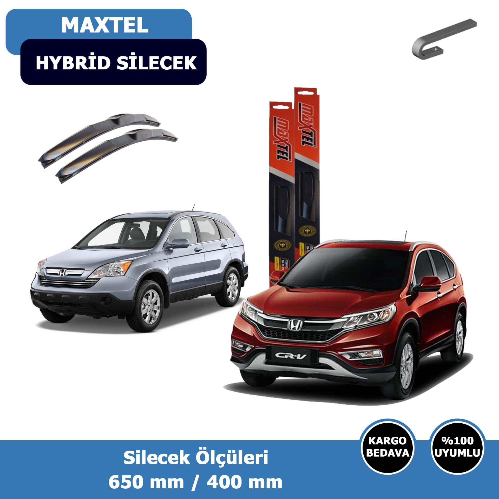 Honda CRV Ön Silecek Süpürgesi Hybrid(2007-2022)Maxtel
