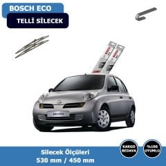 Nissan Micra Ön Silecek Süpürgesi (2005-2010)Bosch Eco