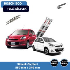 Nissan Micra Ön Silecek Süpürgesi (2011-2020)Bosch Eco